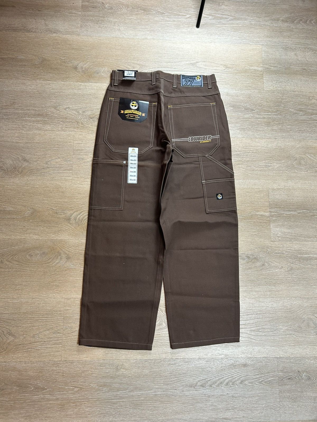 Ben Davis × Vintage Vintage Low Rider Baggy Deadstock Carpenter Pants Size US 36 / EU 52 - 3 Thumbnail