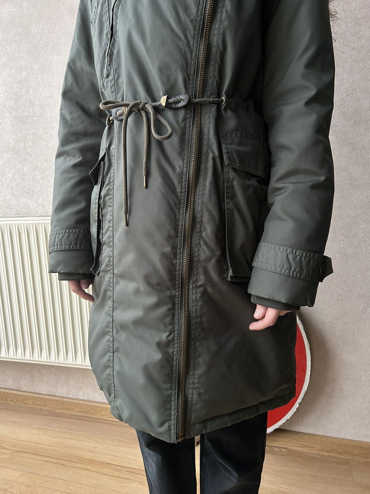 Burberry Burberry Brit Fur Ski Down Nova Check Parka Jacket Size L / US 10 / IT 46 - 5 Thumbnail