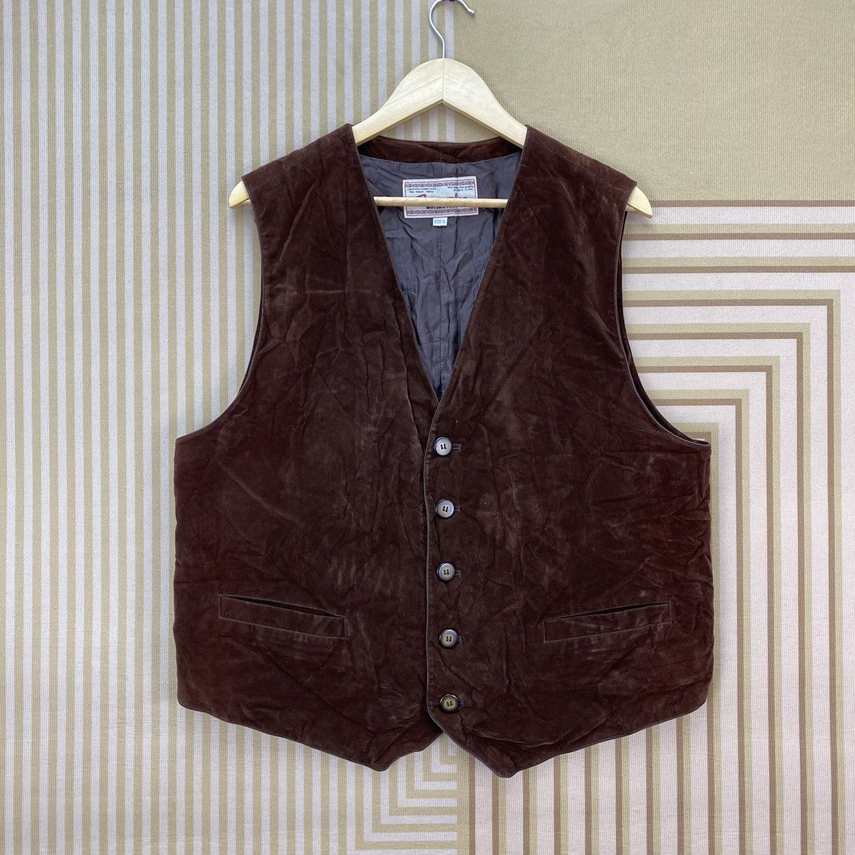 Indian Motorcycle 🫶Vintage Bonmarlen Motorcycle Velvet Vest Jacket Size US M / EU 48-50 / 2 - 1 Thumbnail