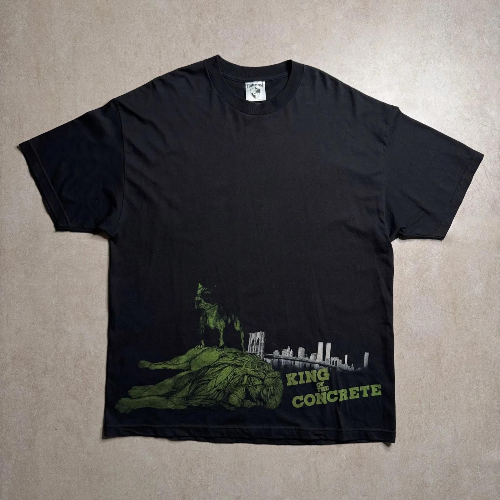 Designer Vintage Contraverse "King of the Concrete" T-Shirt - XL Size US XL / EU 56 / 4 - 1 Thumbnail