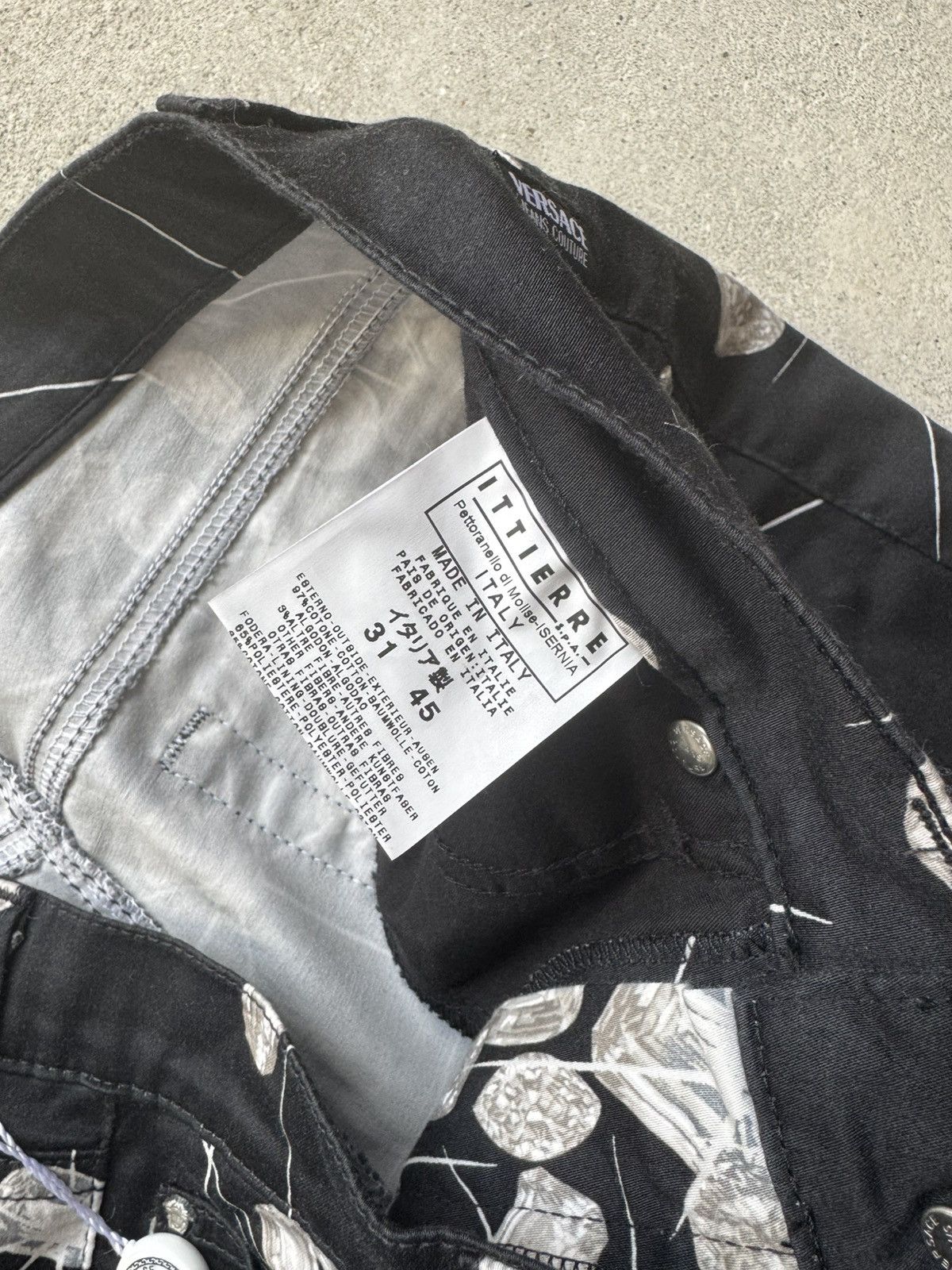 If Six Was Nine × Versace Archival Versace Shiny Diamond Flared Pants Size 31" - 11 Thumbnail