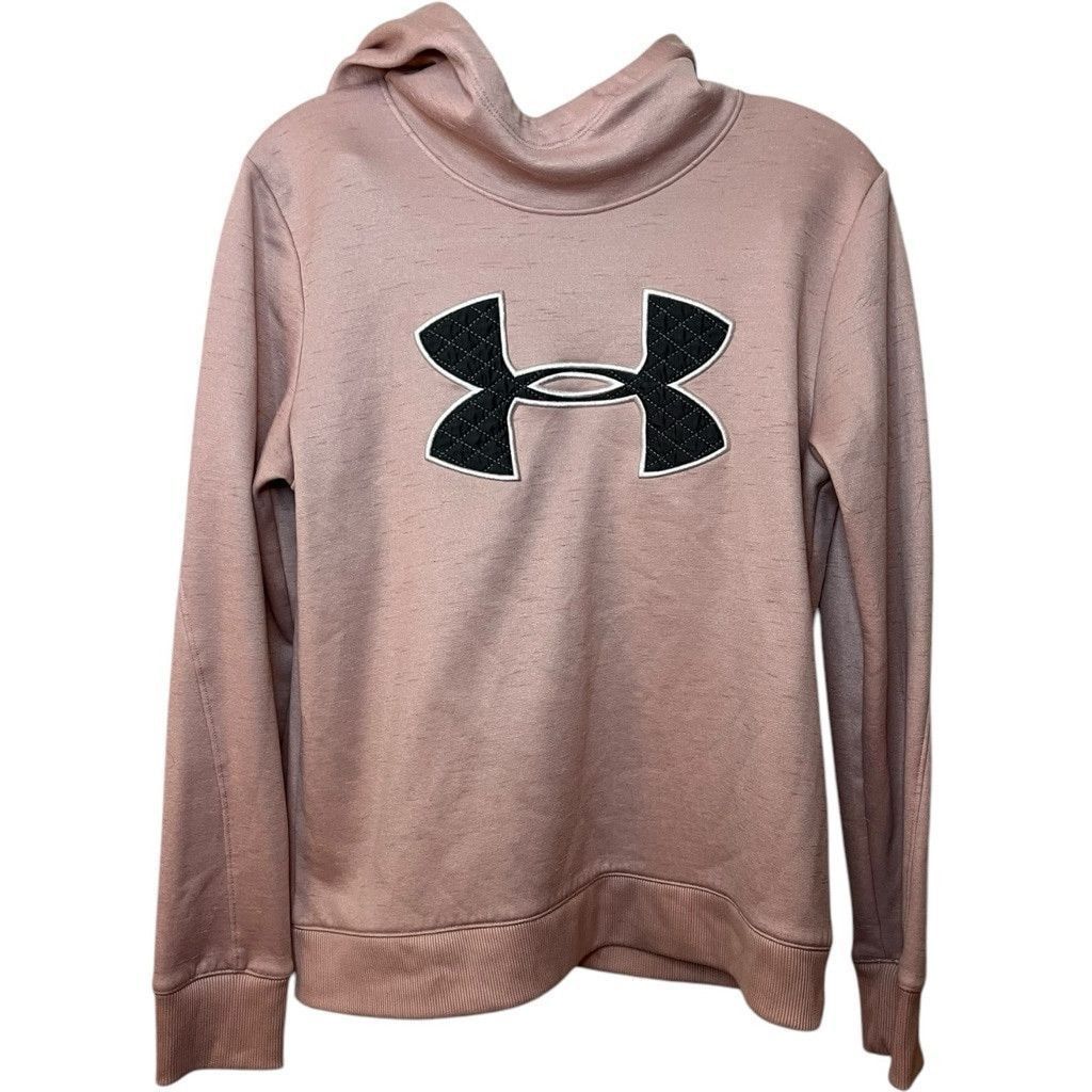 Under Armour Under Armour Coldgear Cold Gear Pink Pullover Hoodie Sz M Size M / US 6-8 / IT 42-44 - 2 Thumbnail
