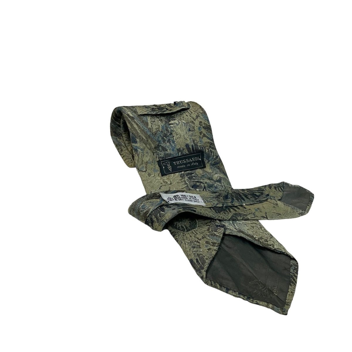 Trussardi 🔥LAST PRICE🔥 Vintage Trussardi Floral Silk Ties Size ONE SIZE - 3 Thumbnail