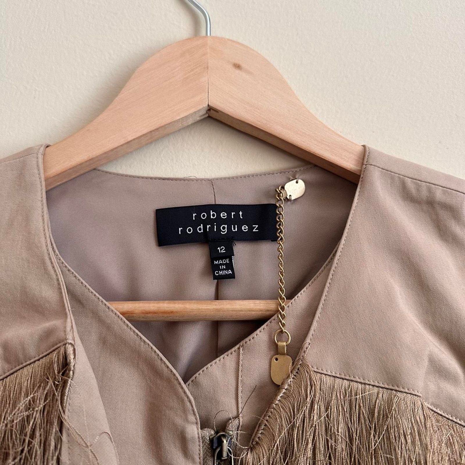 Vintage Robert Rodriguez Fringe Cropped Western Vest Size 12 Size XL / US 12-14 / IT 48-50 - 4 Thumbnail