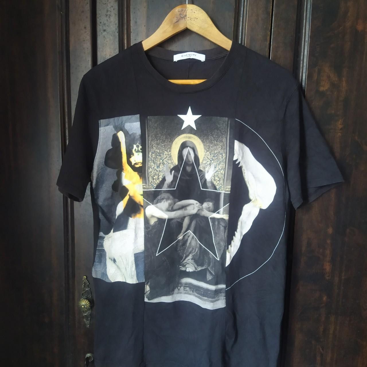 Vintage Givenchy by Riccardo Tisci SS13 Madonna Star Graphic T-SHIRT Size US M / EU 48-50 / 2 - 2 Thumbnail