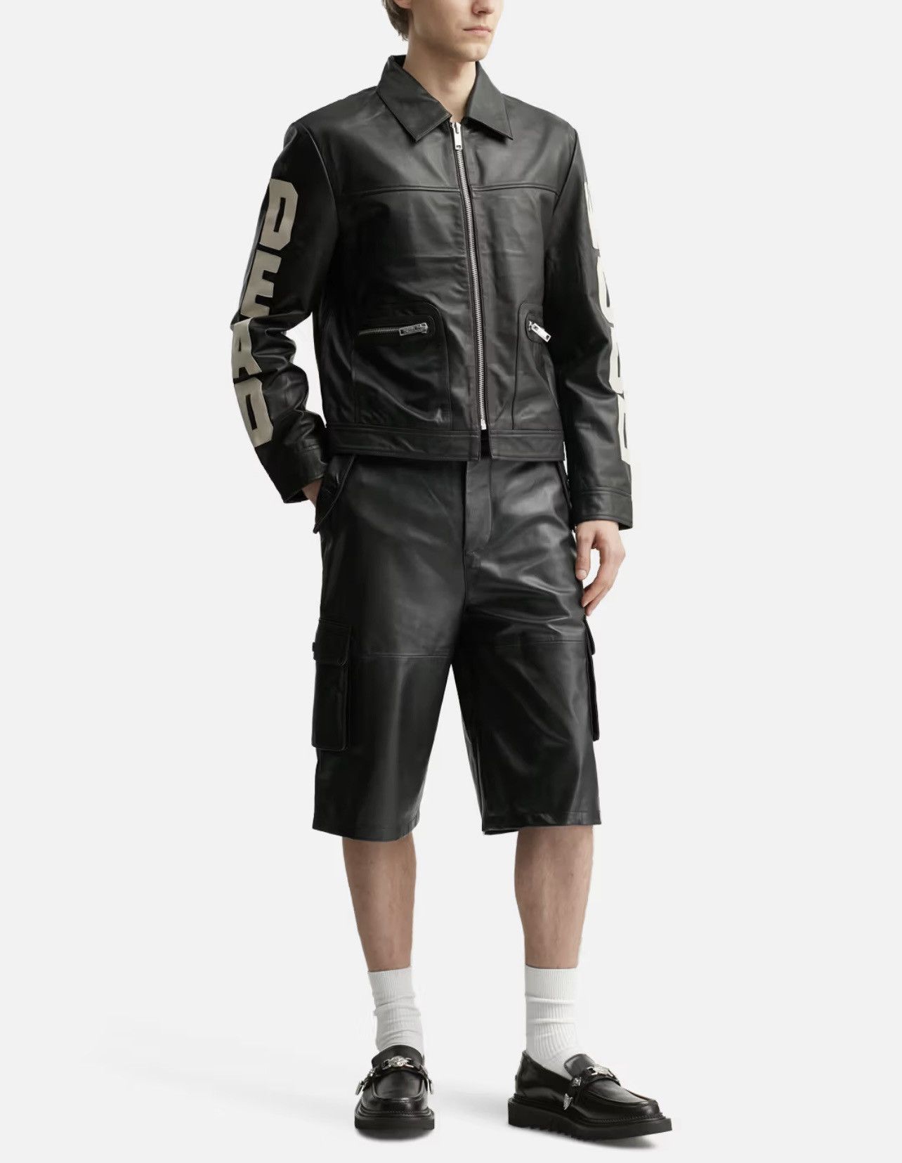 Deadwood !DS! AW23 Deadwood Gibbs Black Leather Jacket Size US M / EU 48-50 / 2 - 5 Thumbnail
