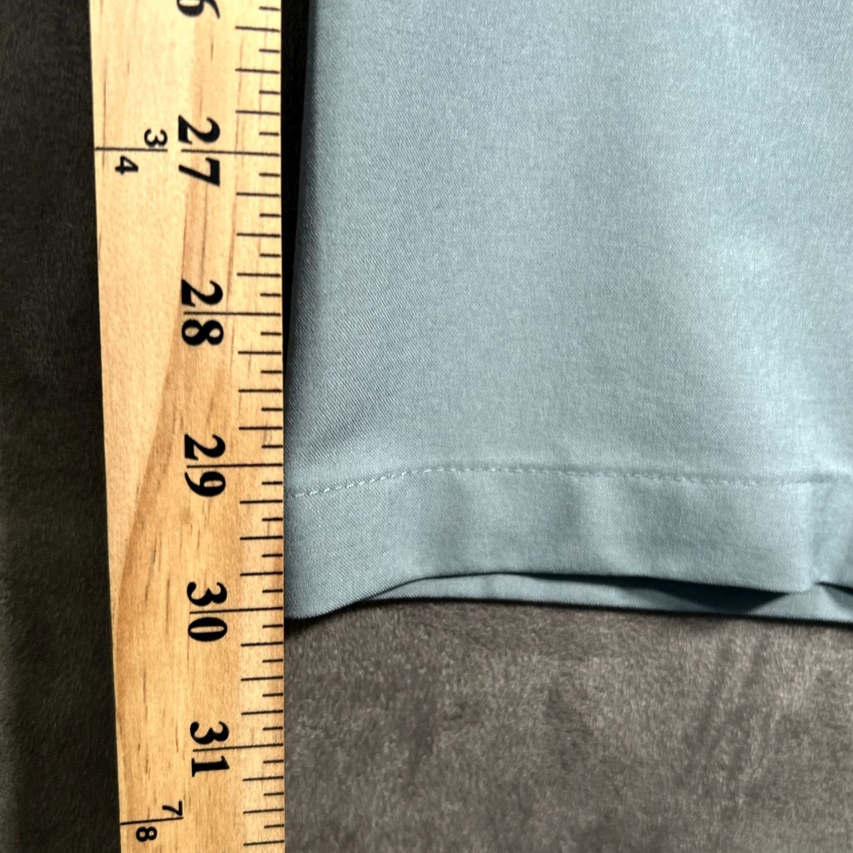 Vintage Greg Norman Mens Pants Blue Stone Stretch Performance 34x30 Size US 34 / EU 50 - 4 Thumbnail