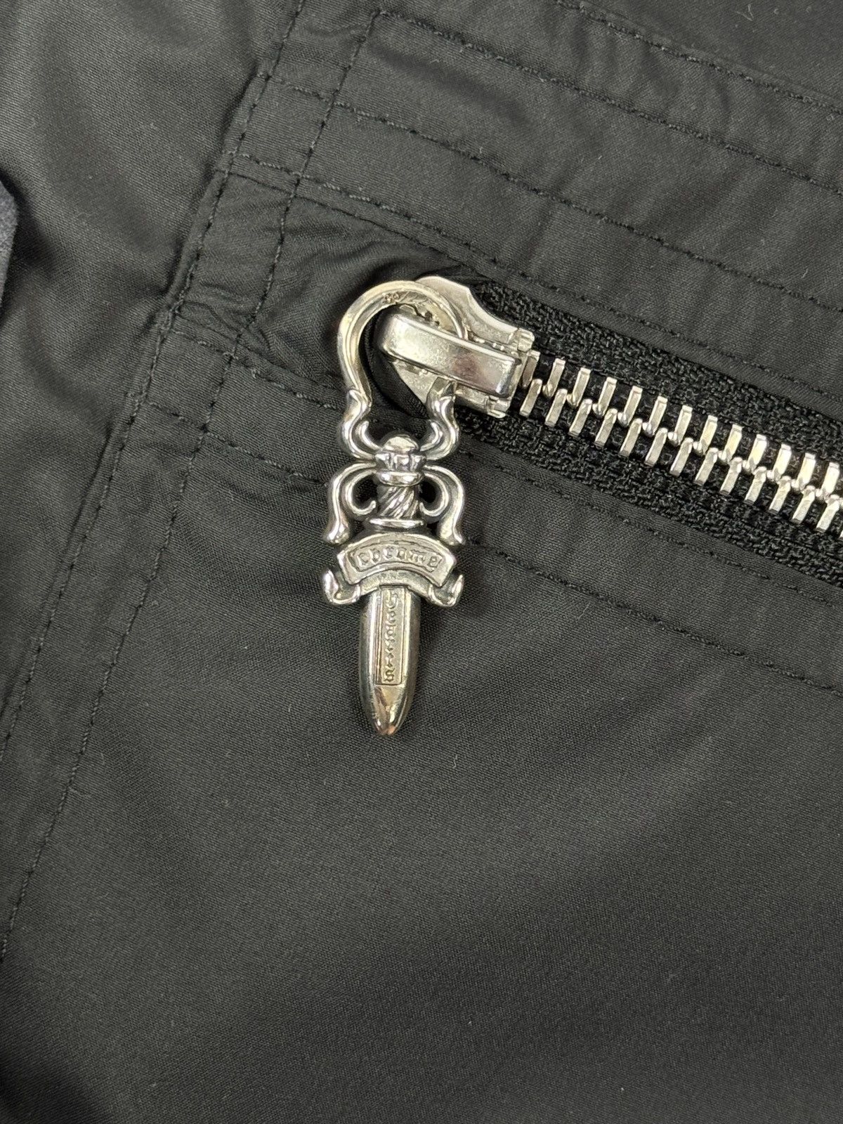 Chrome Hearts LOGO PRINT PUFFER JACKET WITH SILVER BUTTONS Size US XL / EU 56 / 4 - 15 Thumbnail