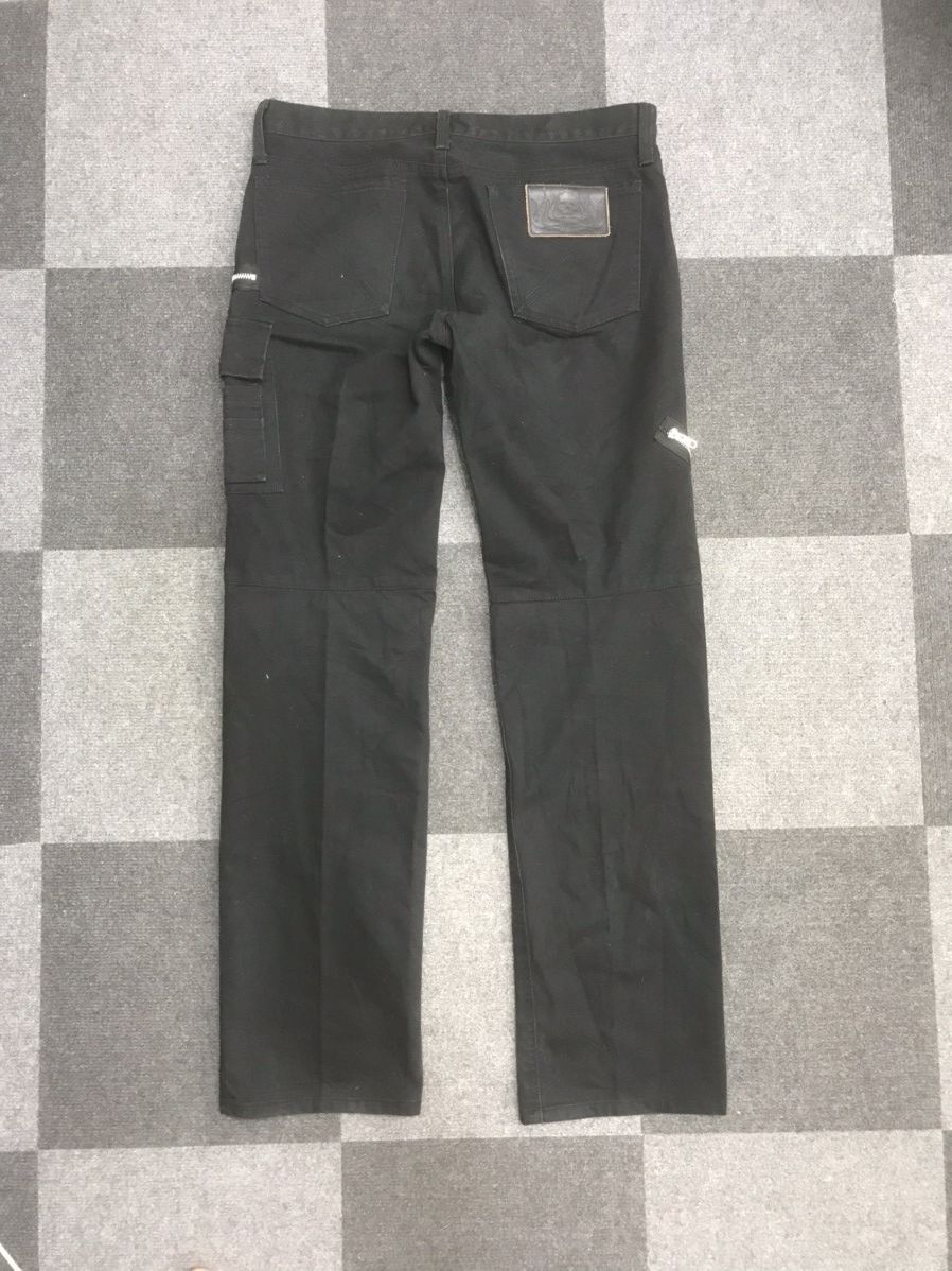 Japanese Brand BATSU Japanese Punk Studio Half Cargo Multizipper Denim Size US 32 / EU 48 - 8 Thumbnail