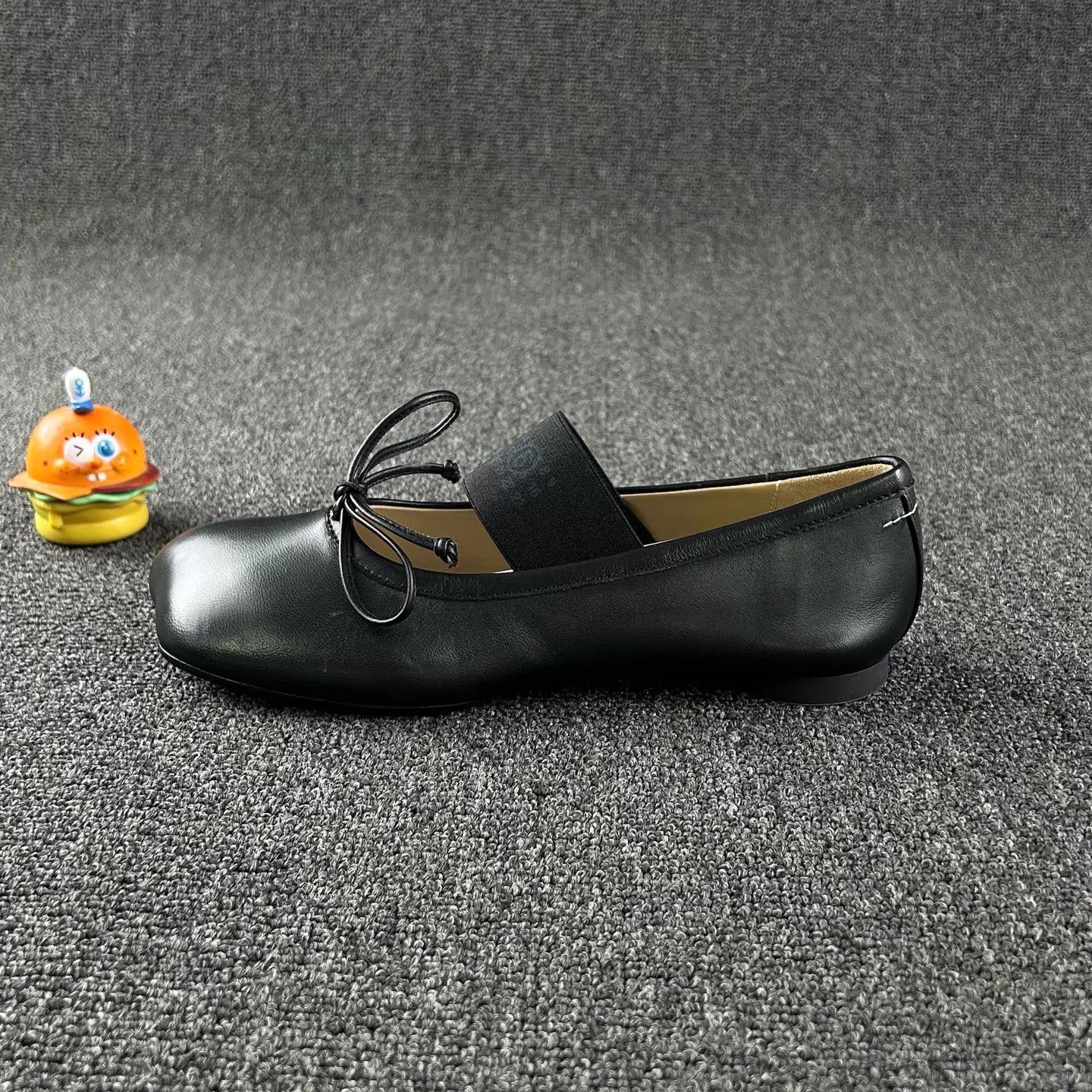 Maison Margiela Maison Margiela Black Bow Black Laces Flats 37.5 Size US 7 / IT 37 - 3 Thumbnail