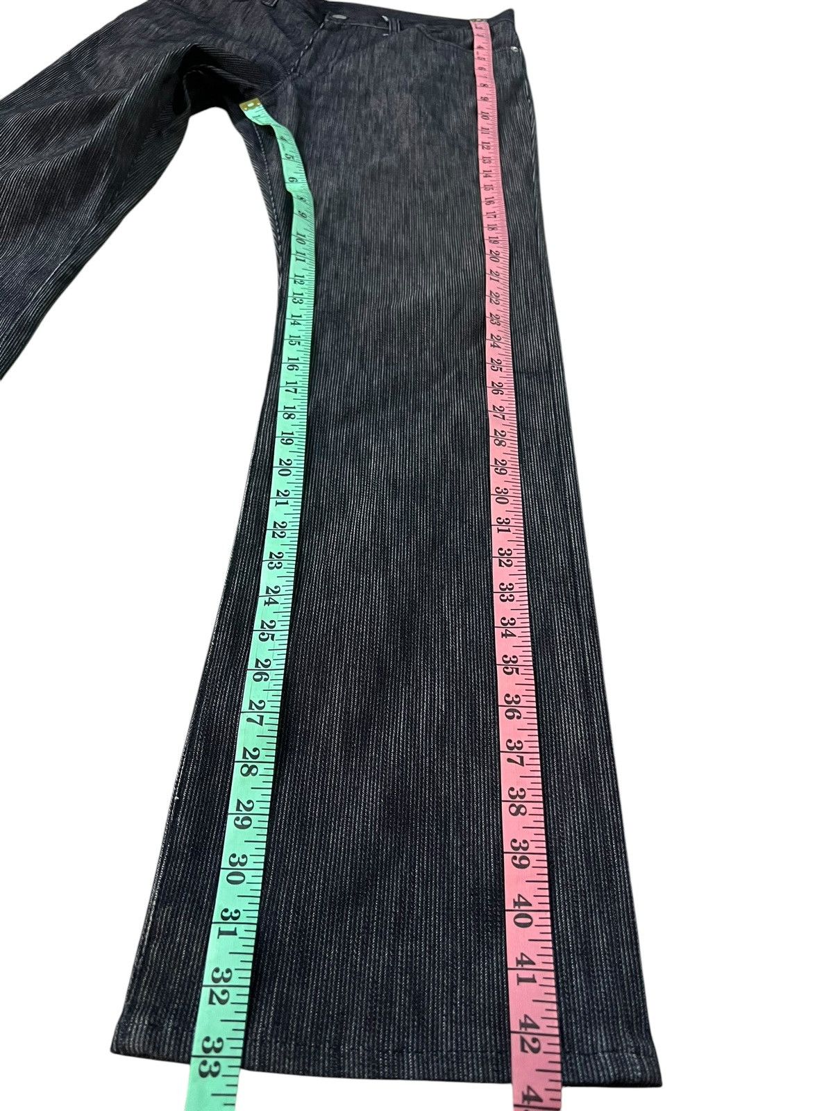 If Six Was Nine × Takeo Kikuchi × Tornado Mart VINTAGE TAKEO KIKUCHI STRIPE JEANS VERY RARE Size US 32 / EU 48 - 11 Thumbnail