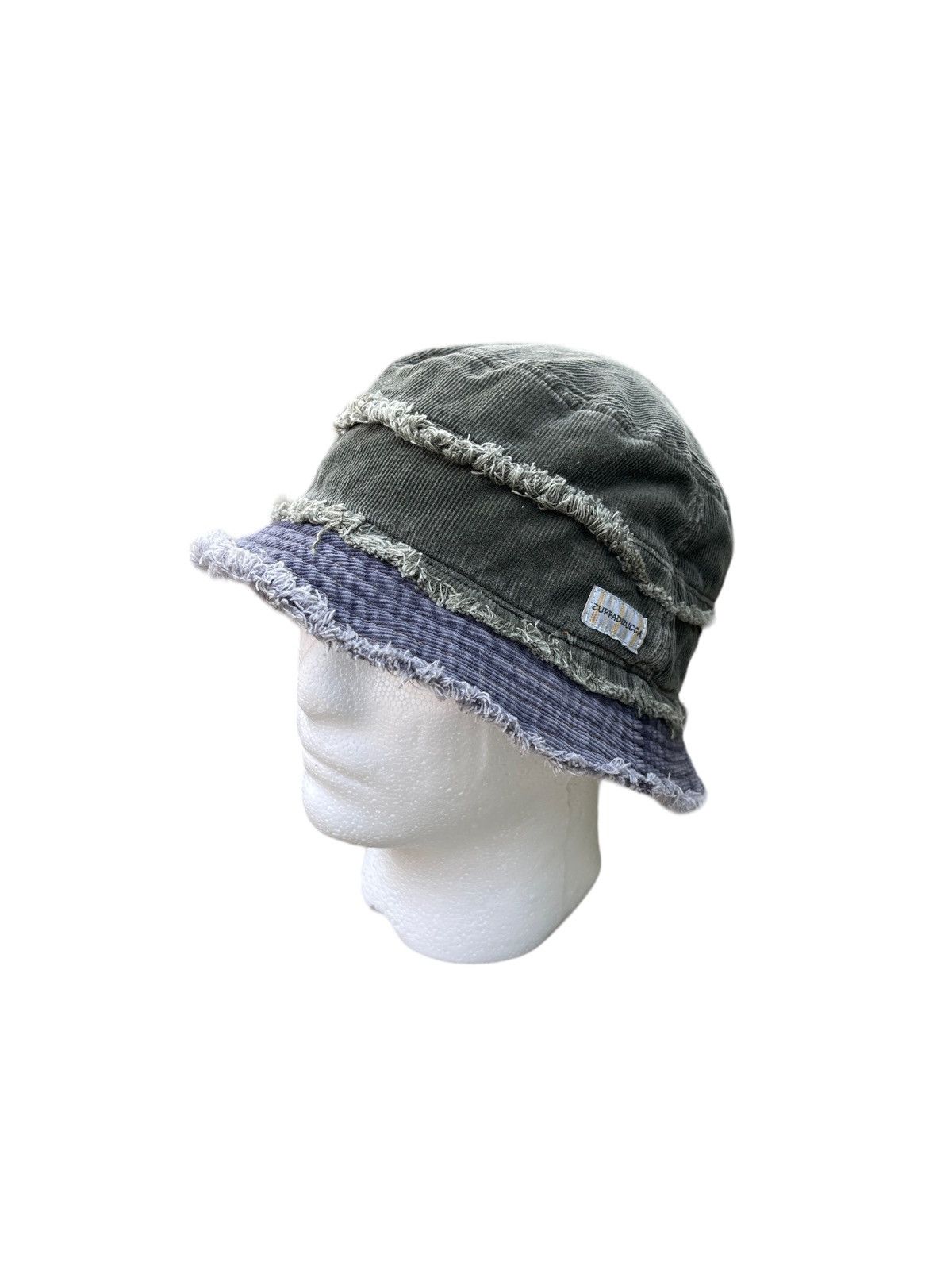 CABANE de ZUCCa Vintage Zuppadizucca Corduroy Distressed Hat Size ONE SIZE - 1 Thumbnail