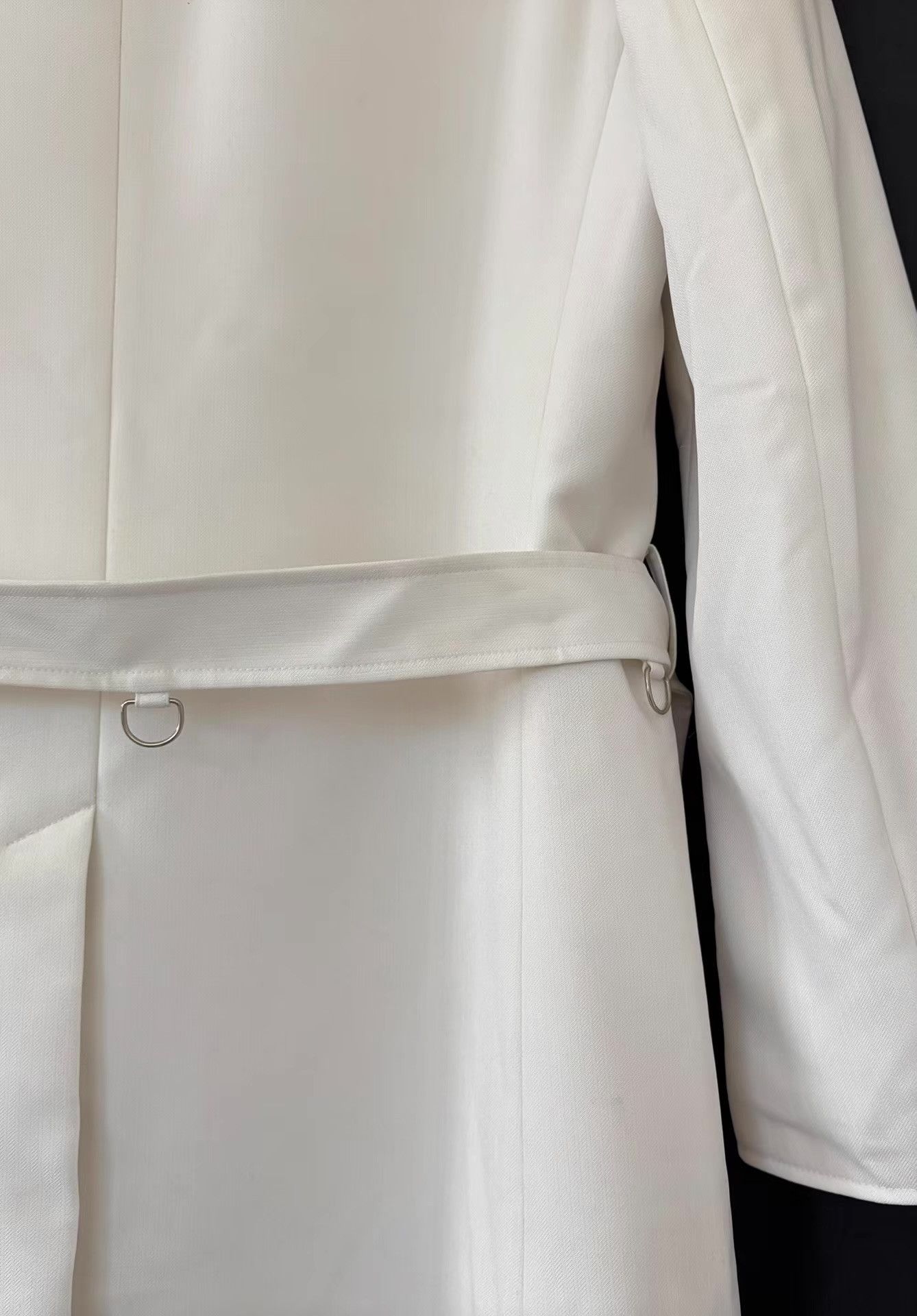 Miu Miu Miu Miu 2000AW Men's White Trench Coat Ｑ21 Size US M / EU 48-50 / 2 - 6 Thumbnail