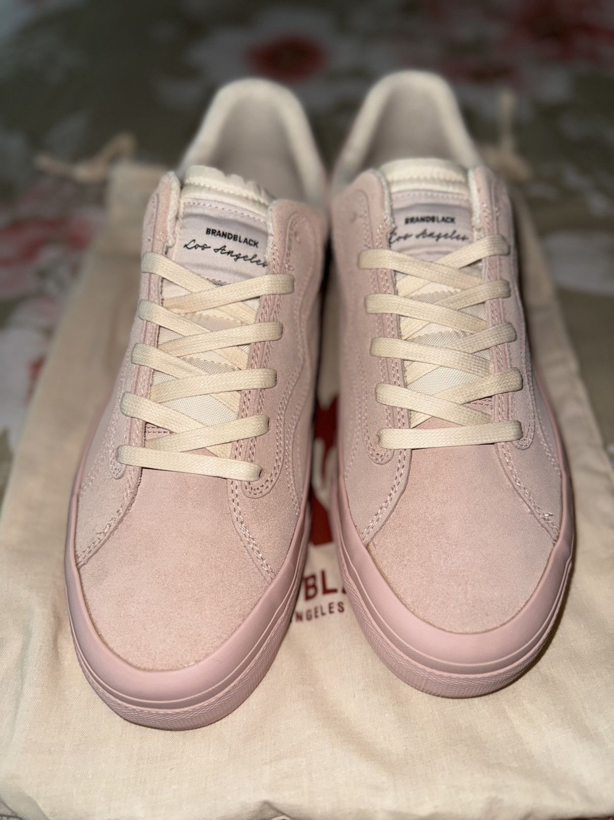 Brandblack Brandblack “No Name” M007BB pink suede low top sneaker Size US 9.5 / EU 42-43 - 5 Thumbnail