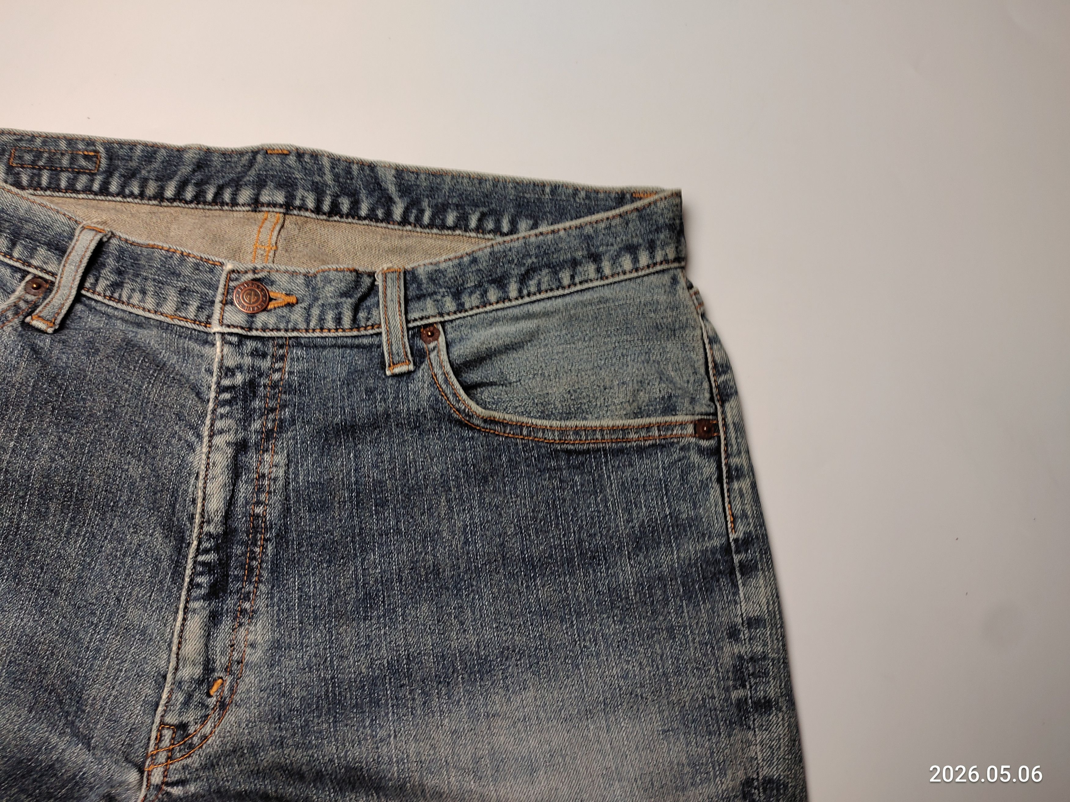 Vintage GL Heart distressed rusty mud denim pants Size US 32 / EU 48 - 6 Thumbnail