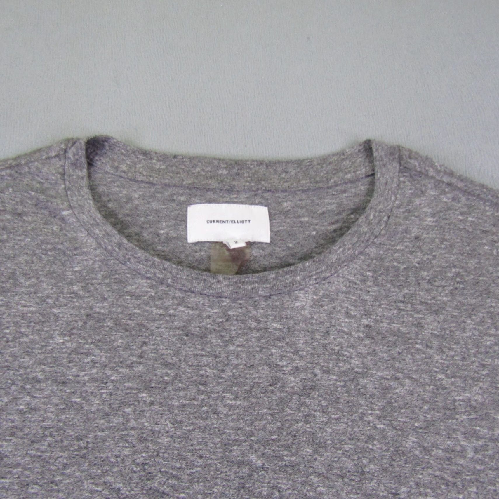 Vintage VINTAGE Current/Elliott Shirt Womens M Gray Crewneck Tee Short Sleeve Triblend Knit Size M / US 6-8 / IT 42-44 - 2 Thumbnail