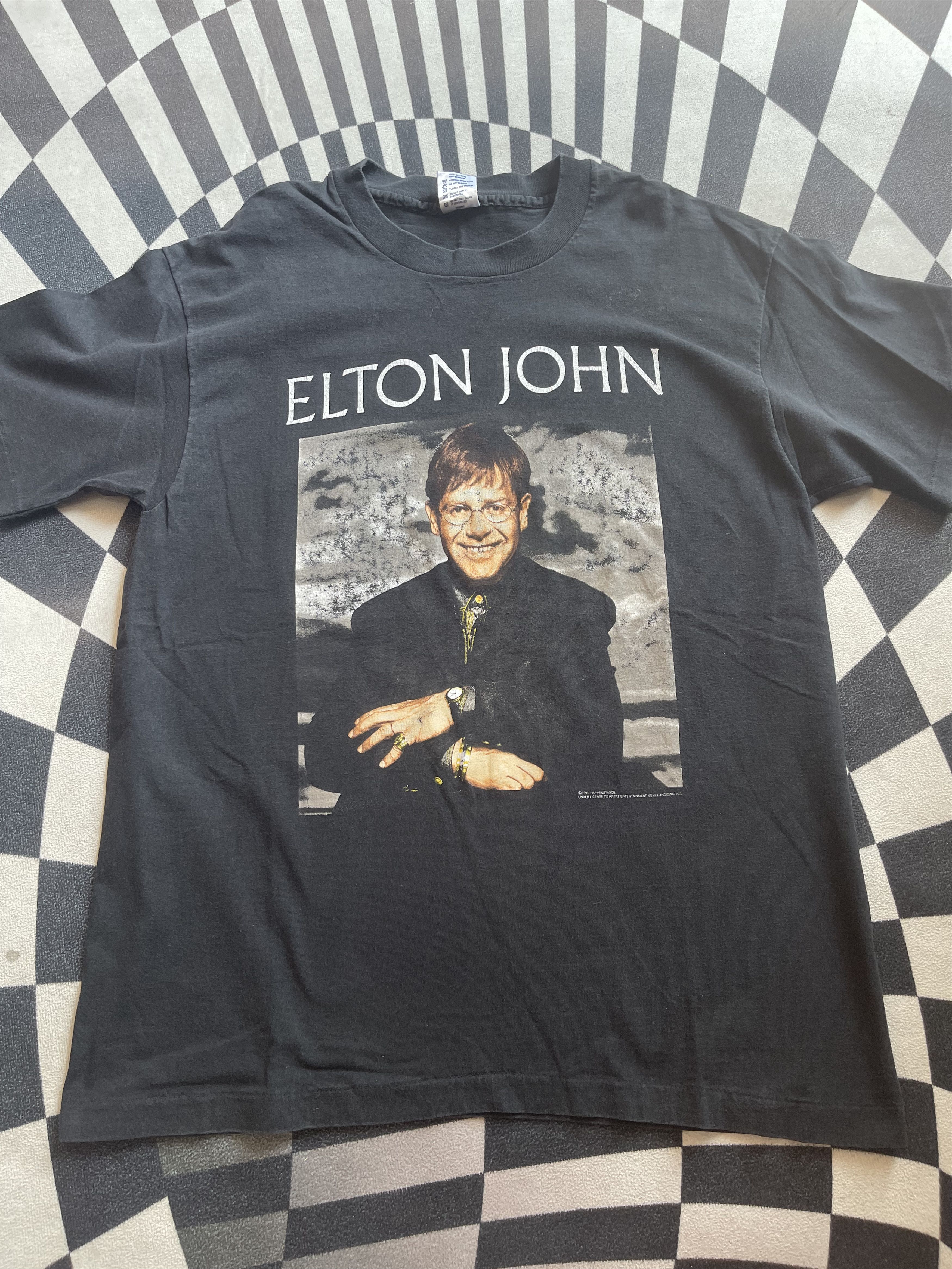 Band Tees Vintage 1994 Elton John T-Shirt Size US XL / EU 56 / 4 - 2 Thumbnail