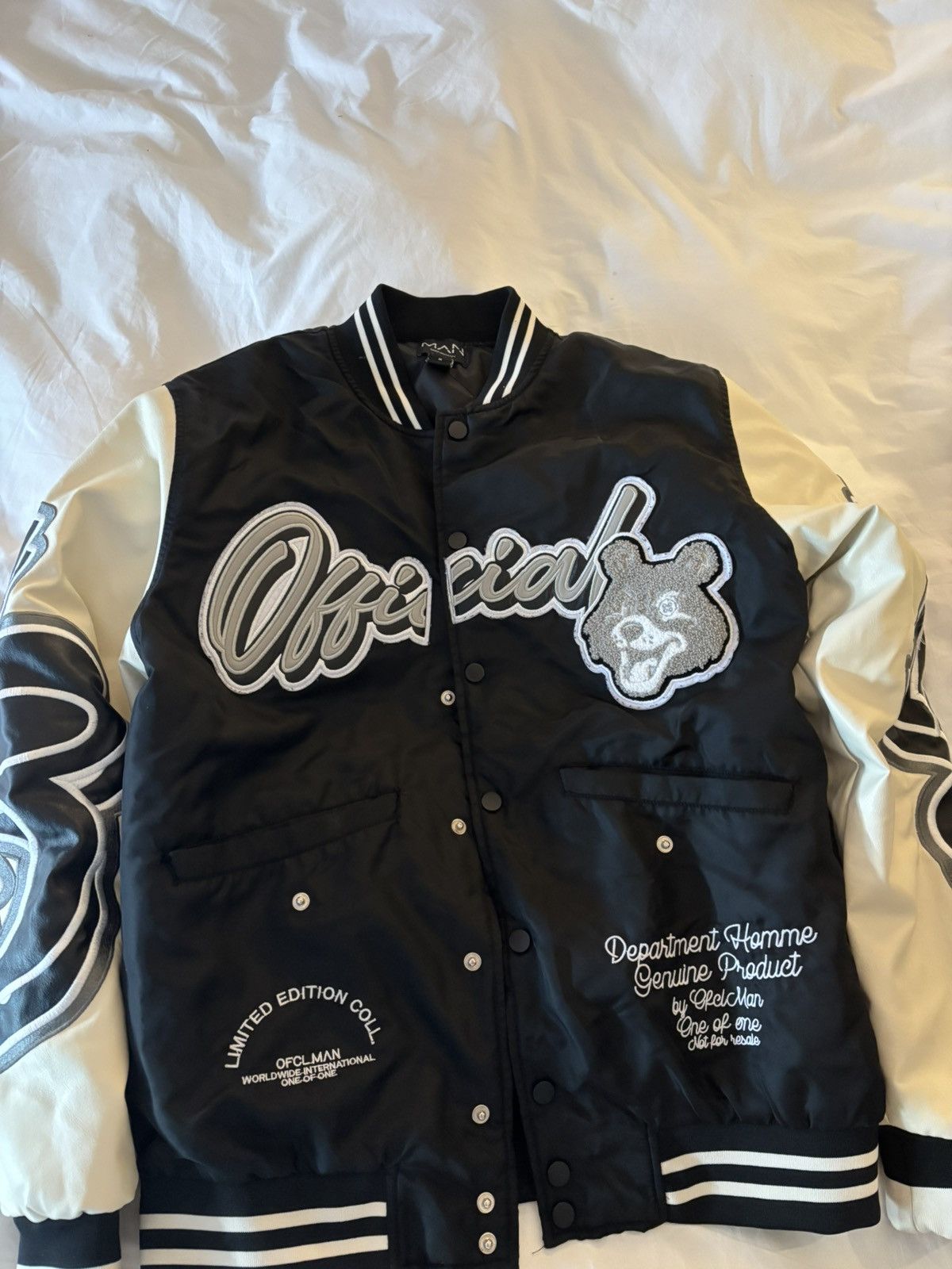 Boohoo Bear Bomber Size US M / EU 48-50 / 2 - 1 Thumbnail