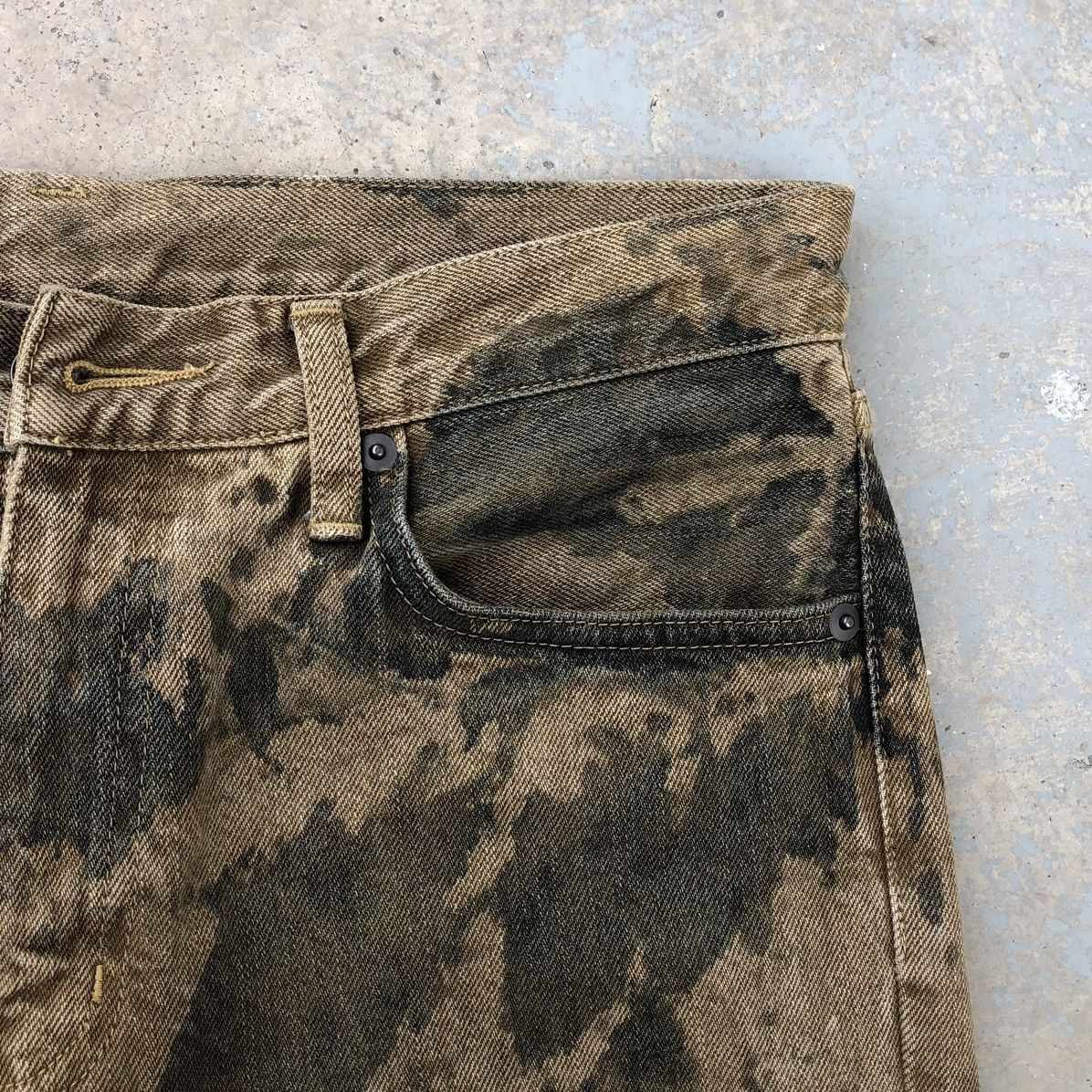 Uniqlo Uniqlo Tie Dye Denim Pant Size US 30 / EU 46 - 4 Thumbnail