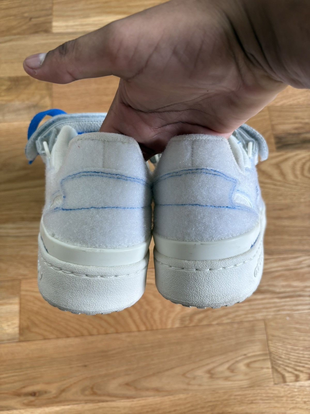 Adidas Size 10 - adidas Forum 84 Low Off White Blue Bird GX1018 Size US 10 / EU 43 - 7 Thumbnail