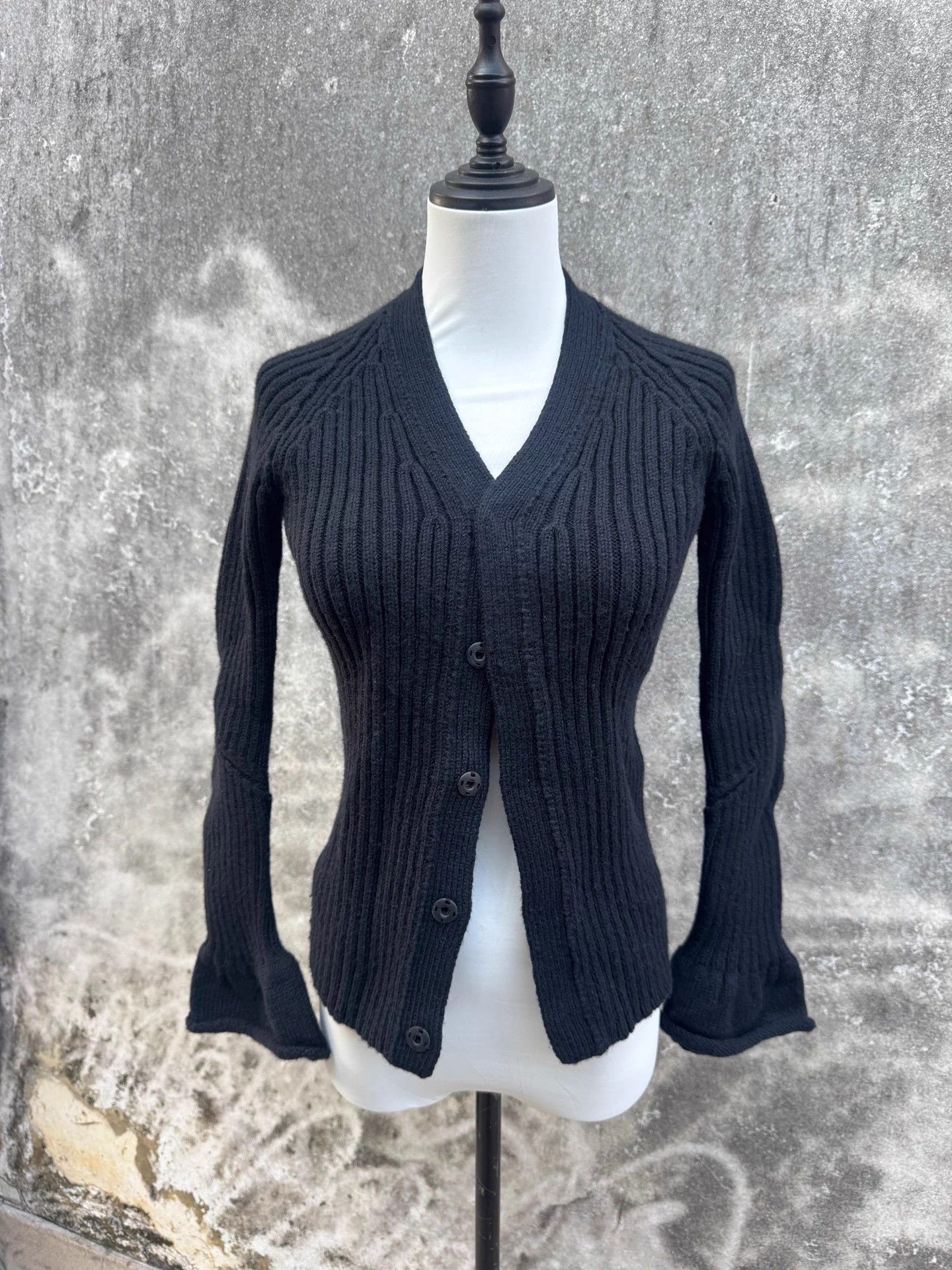 Yohji Yamamoto Yohji Yamamoto 00AW Wool Knit Jacket 2 Size M / US 6-8 / IT 42-44 - 1 Thumbnail