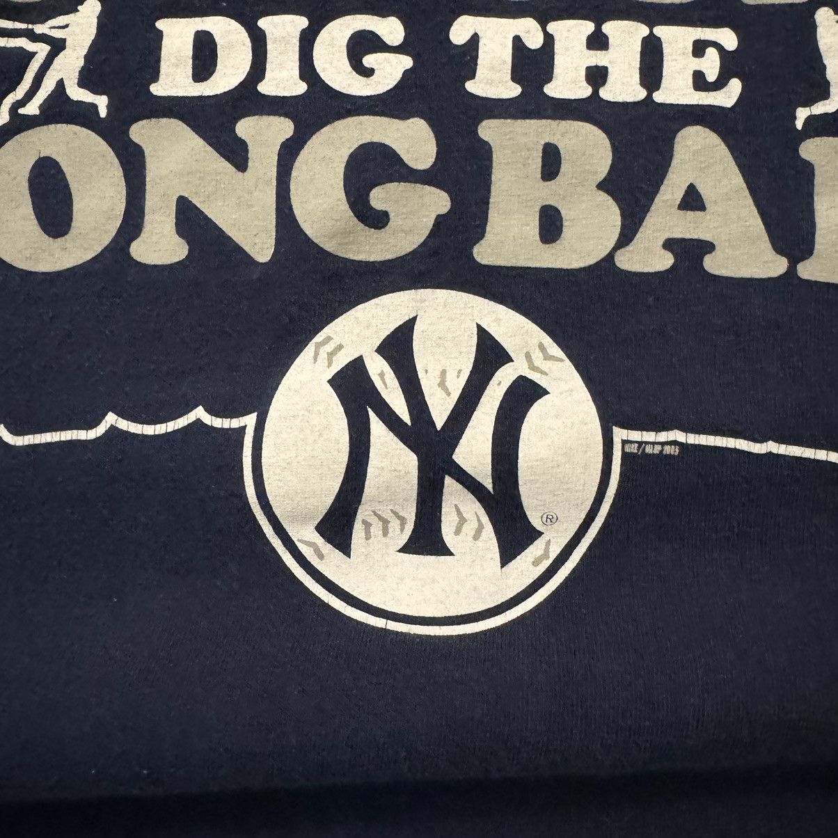 Adidas × Nike × Stussy Vintage Y2K New York Yankees Nike Center Swoosh Graphic Tee Size US XL / EU 56 / 4 - 4 Thumbnail