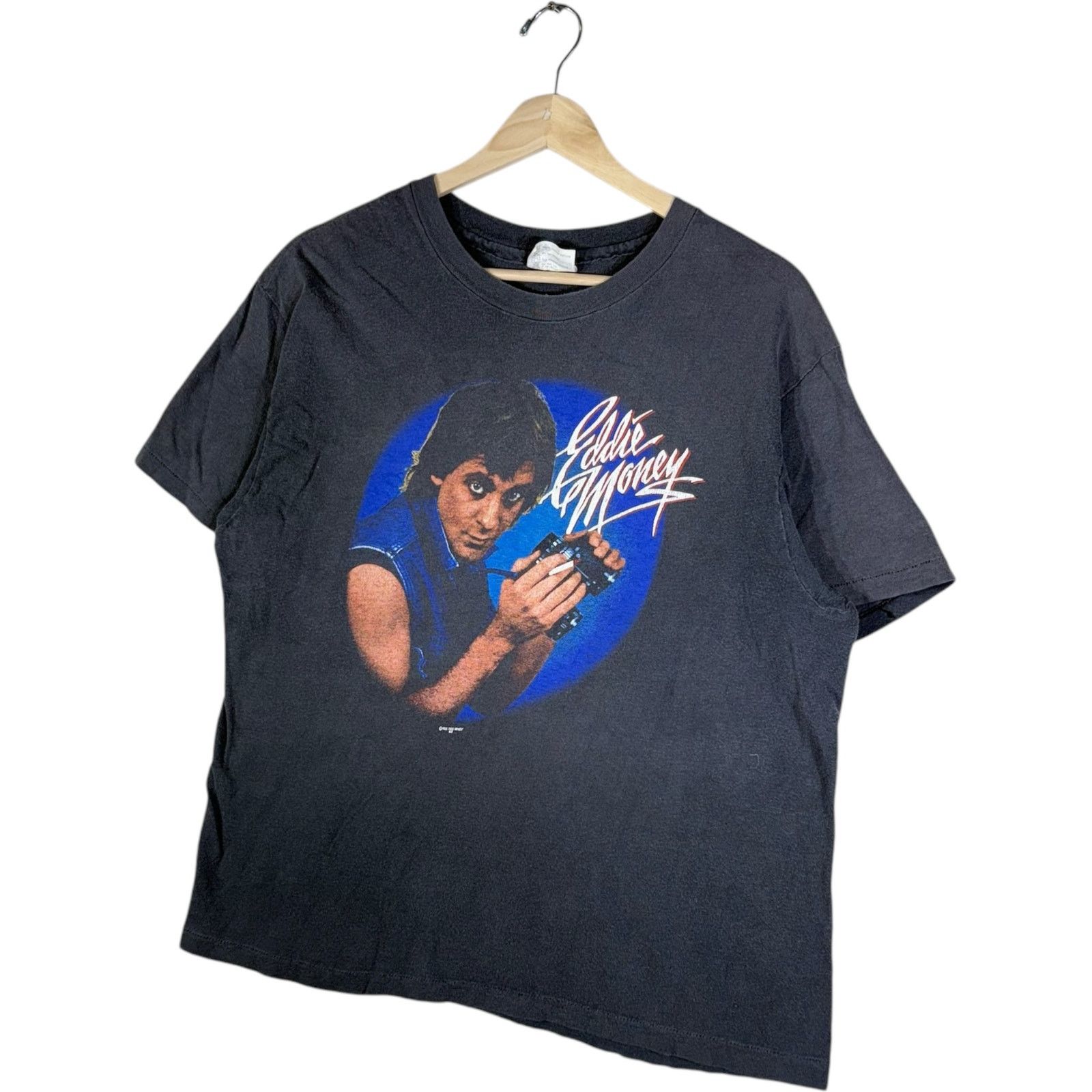 Hanes Vintage Eddie Money The Party Tour Concert 80s Tee XL Size US XL / EU 56 / 4 - 3 Thumbnail