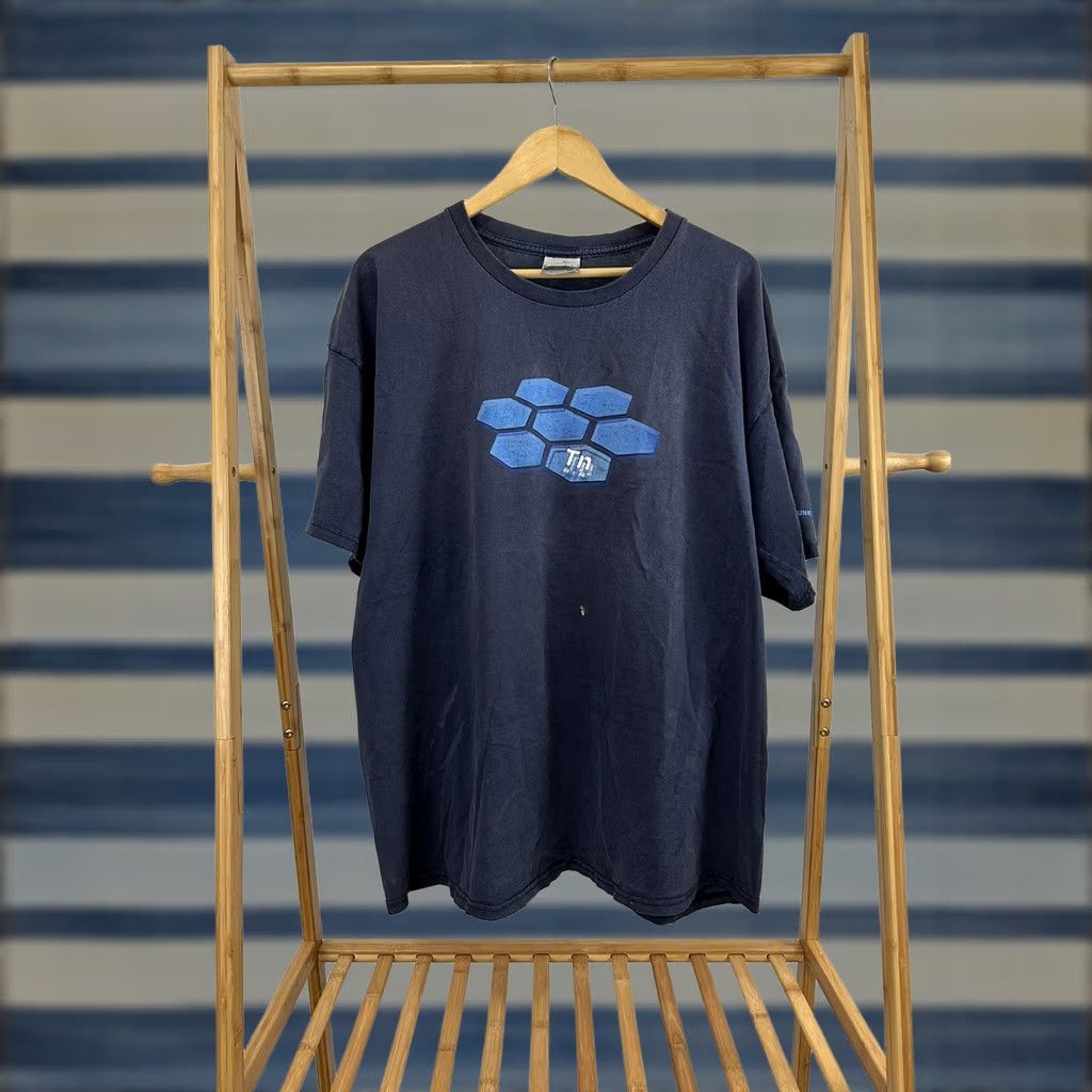 Nike VTG Nike Tuned Air TN Max Faded Blue Promo T-Shirt 2XL Men Short Sleeve Size 2XL Blue Sneakers Theme Mens Size US XXL / EU 58 / 5 - 1 Thumbnail
