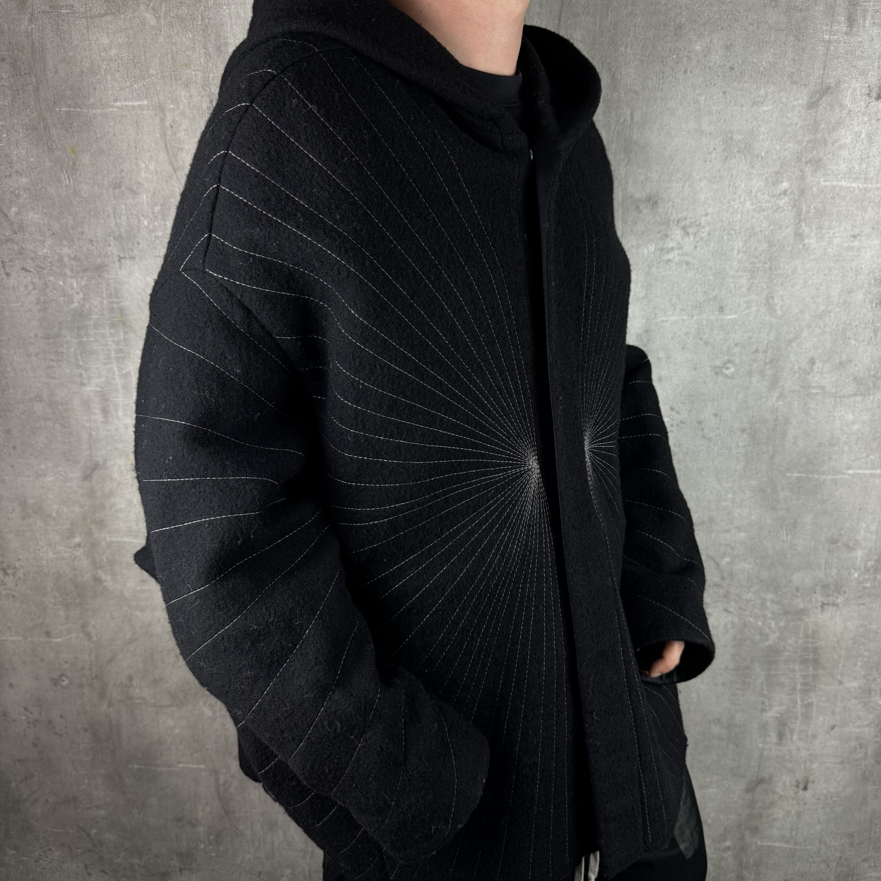 Rick Owens RICK OWENS FW23 LUXOR Peter Jacket Radiance Embroidery Black Size US S / EU 44-46 / 1 - 5 Thumbnail