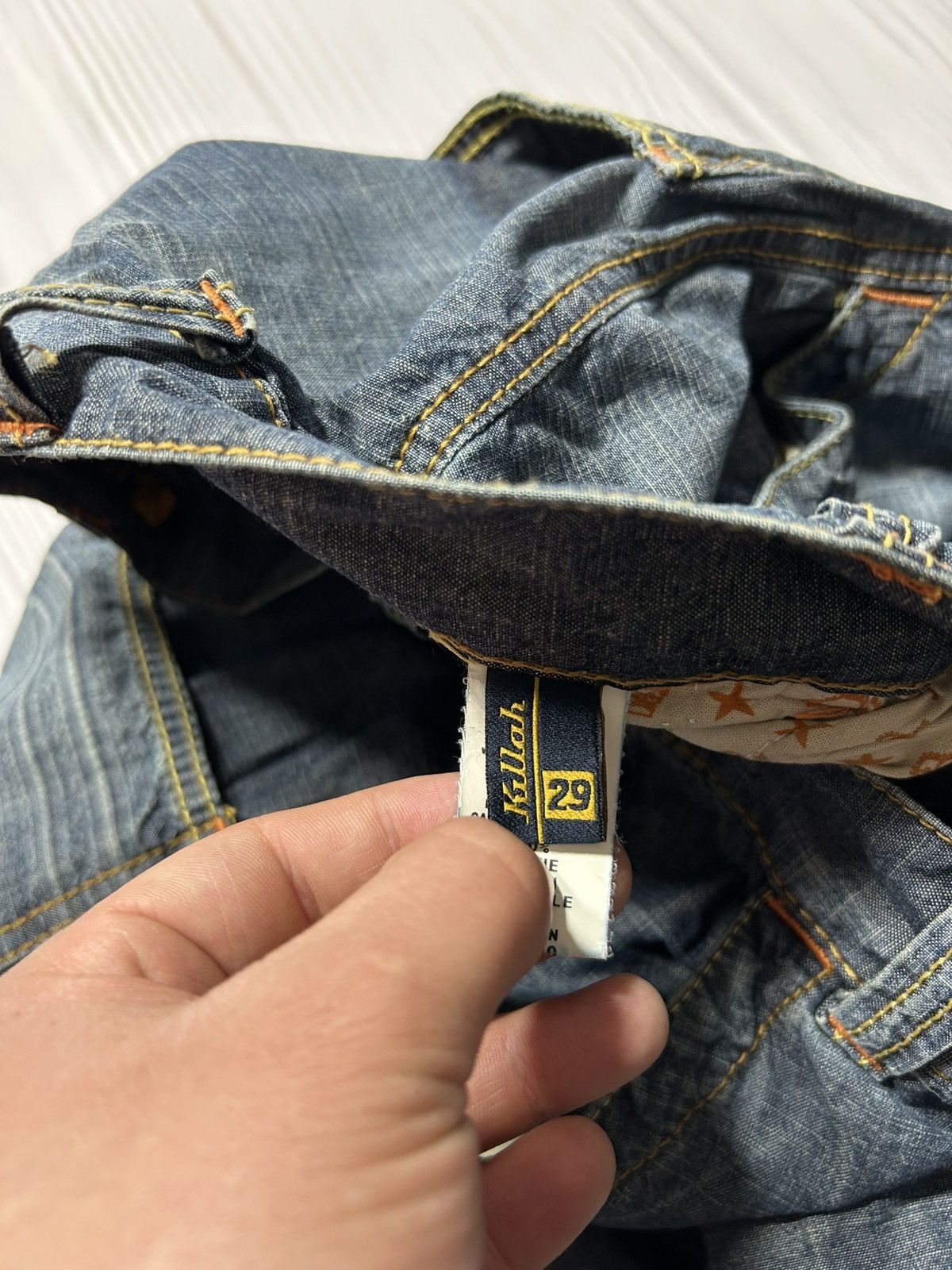 Miss Sixty VTG! Rare! Y2K Killah Miss Sixty Drop Crotch Denim Pants 29 Size 29" - 13 Thumbnail