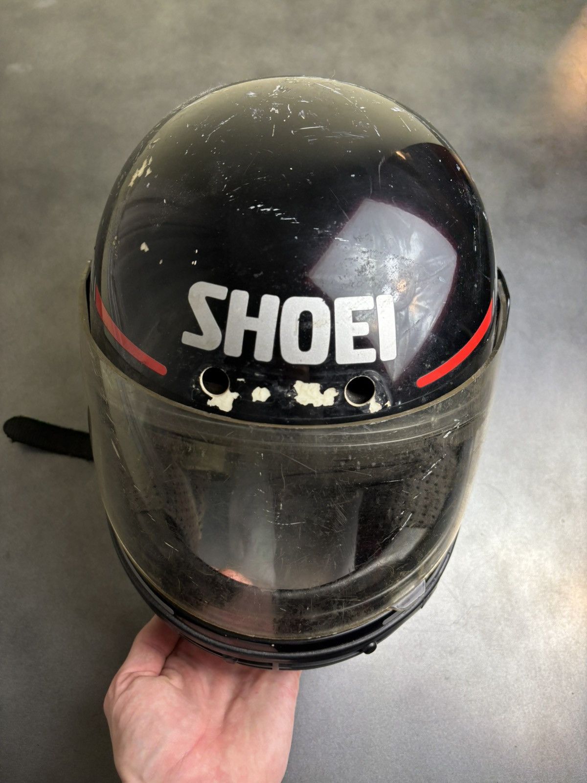 Harley Davidson × Indian Motorcycle × Vintage 1980s Shoei TF-280 Helmet 80s Vintage Motorcycle Racing Cap Size ONE SIZE - 13 Thumbnail
