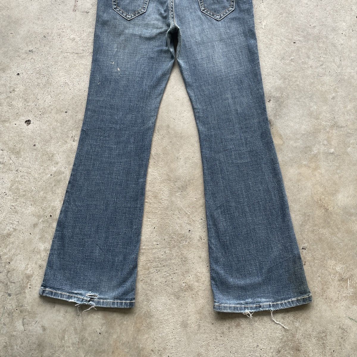 If Six Was Nine W32 Vintage Japan Flare Denim Faded Bootcut Jeans Pants Size US 32 / EU 48 - 11 Thumbnail
