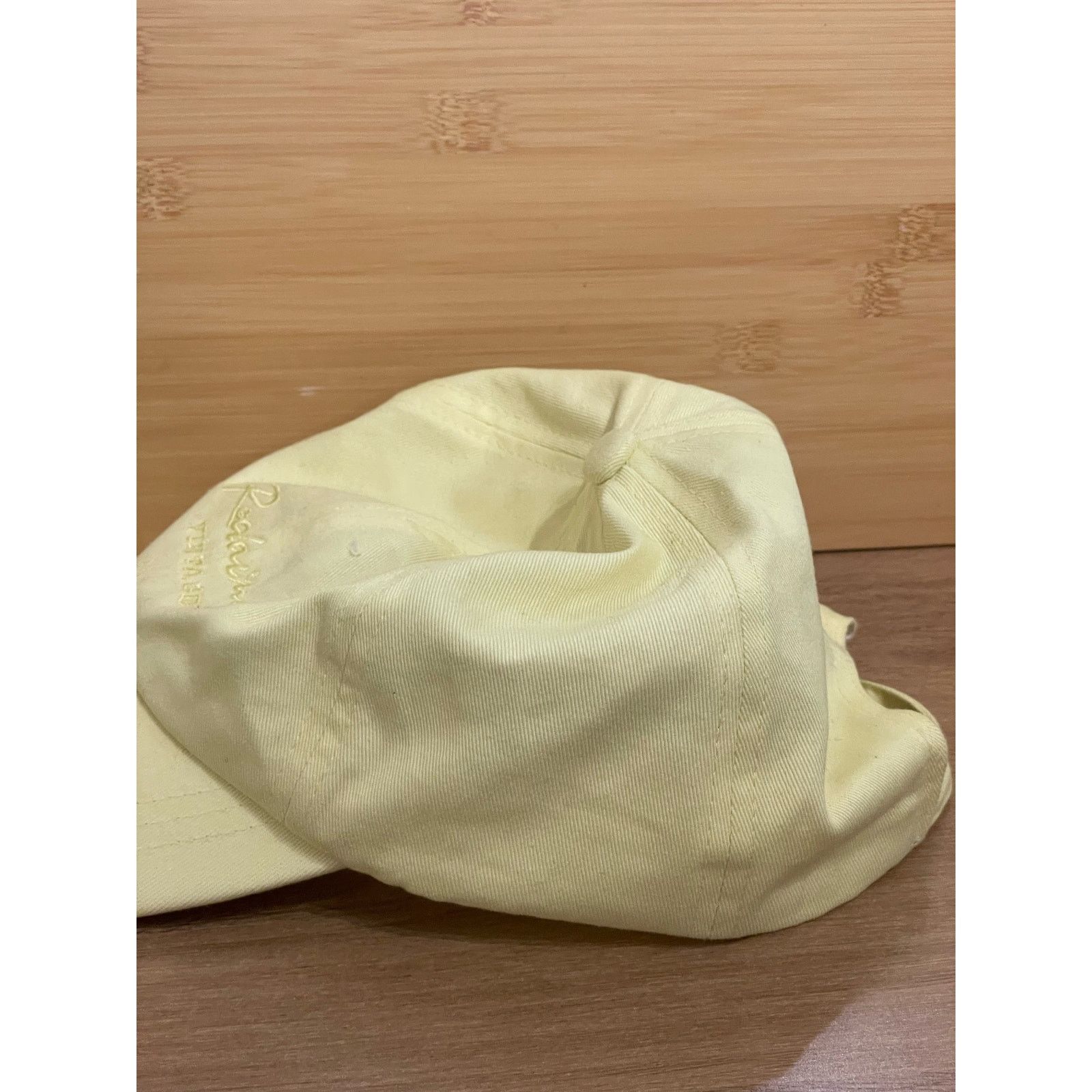 Asos asos reclaimed vintage script hat pastel yellow hat cap Size ONE SIZE - 3 Thumbnail