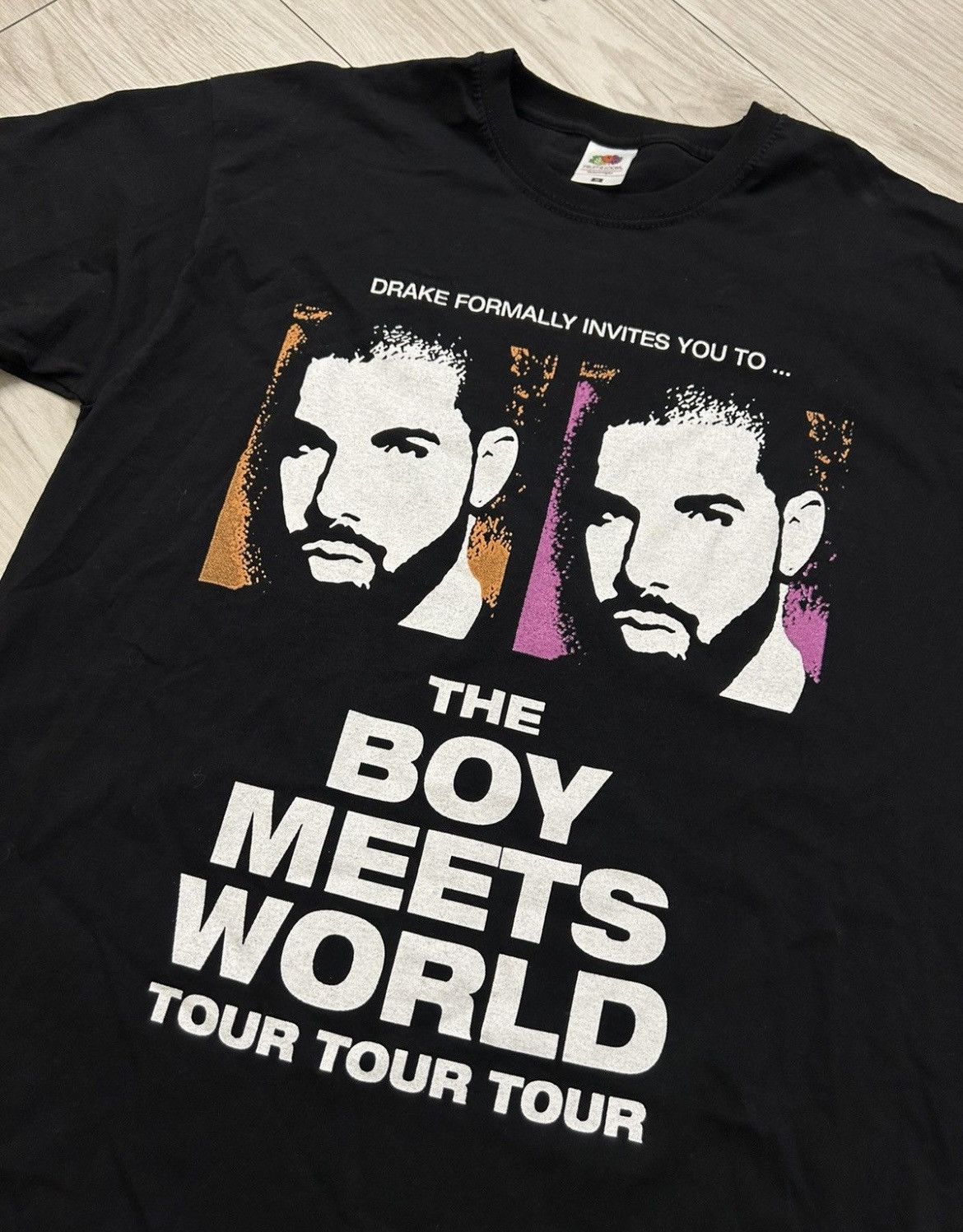 Band Tees × Rap Tees 2017 Drake The Boy Meets World Tour T-shirt Size US M / EU 48-50 / 2 - 3 Thumbnail