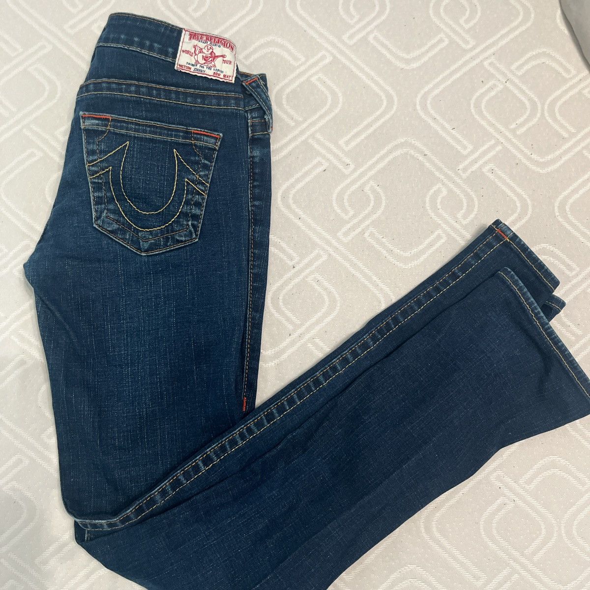 True Religion × Vintage True religions rockstar Stella skinny jeans Size 30" / US 8 / IT 44 - 1 Thumbnail
