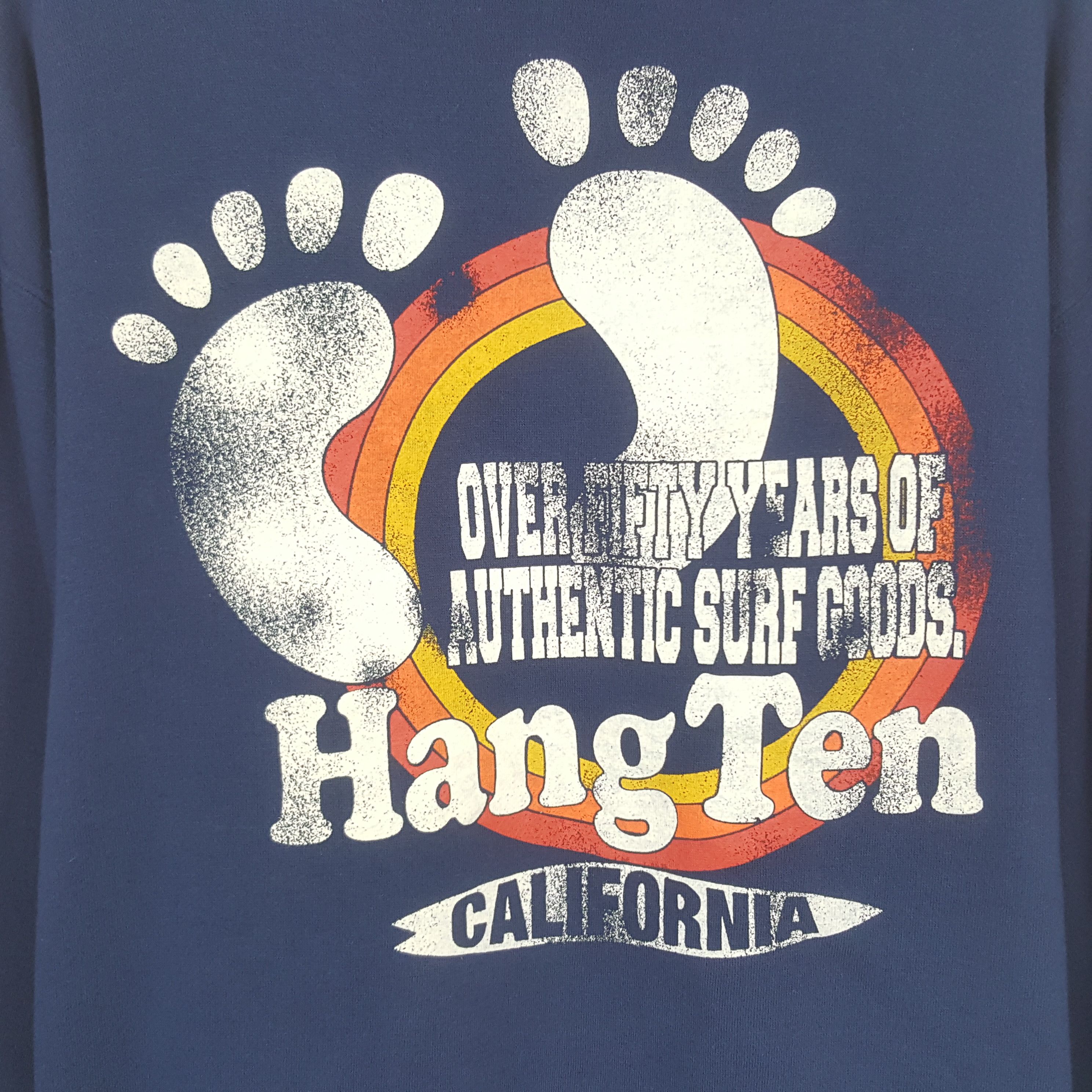 Hang Ten × Vintage Vintage Hang Ten California Sweatshirt Size US XL / EU 56 / 4 - 2 Thumbnail