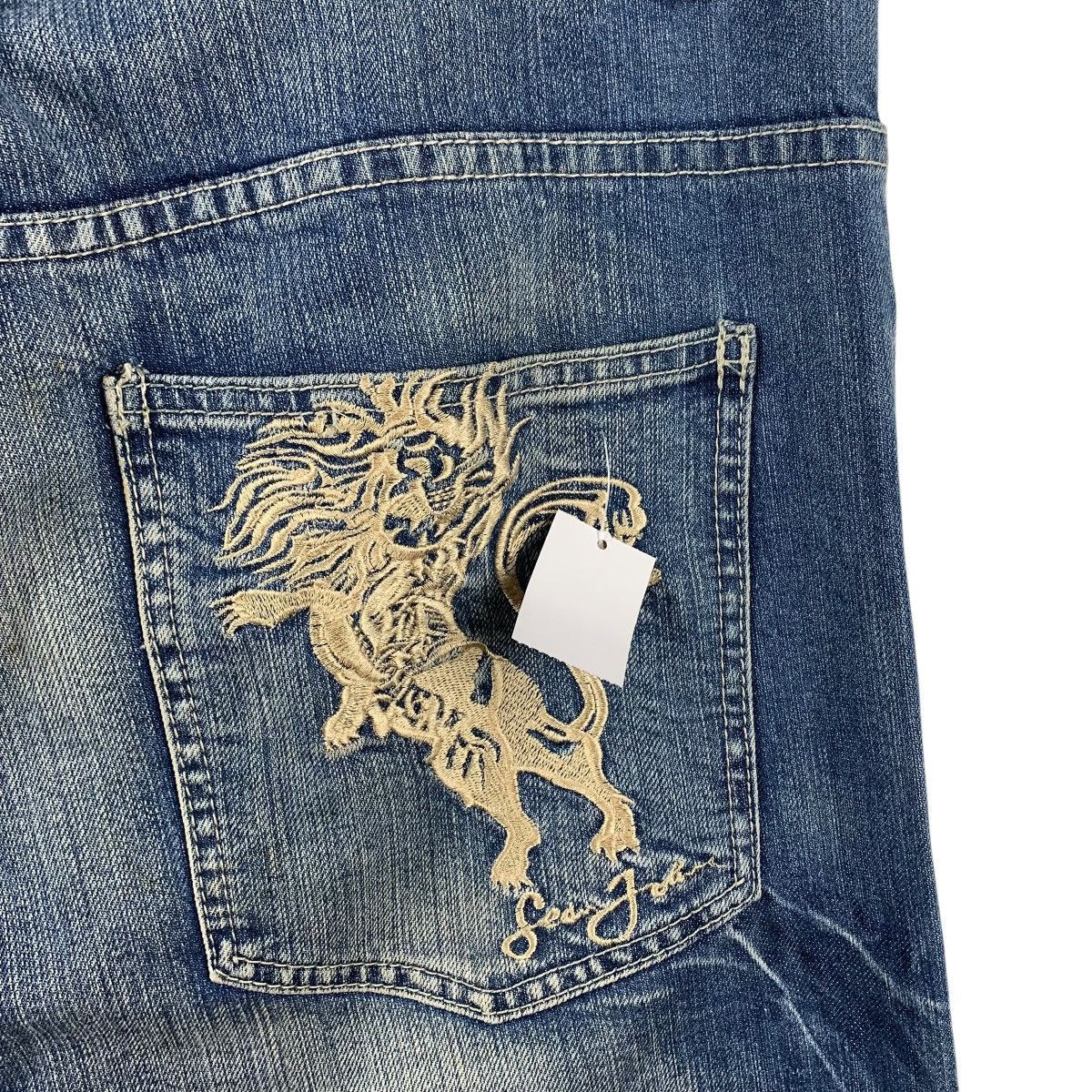 Sean John × Vintage Vintage SEAN JOHN dragon embroidery sukajan design jeans Size US 34 / EU 50 - 18 Thumbnail