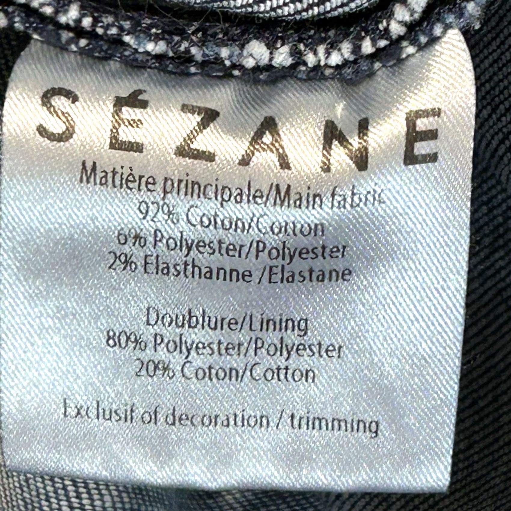 Denime Sezane Denim Blue Jean Skinny Slim Fit 28 Women’s Jeans Regular 28 Inseam Blue Mid Rise Button Zip 5-Pocket Size 28" / US 6 / IT 42 - 7 Thumbnail