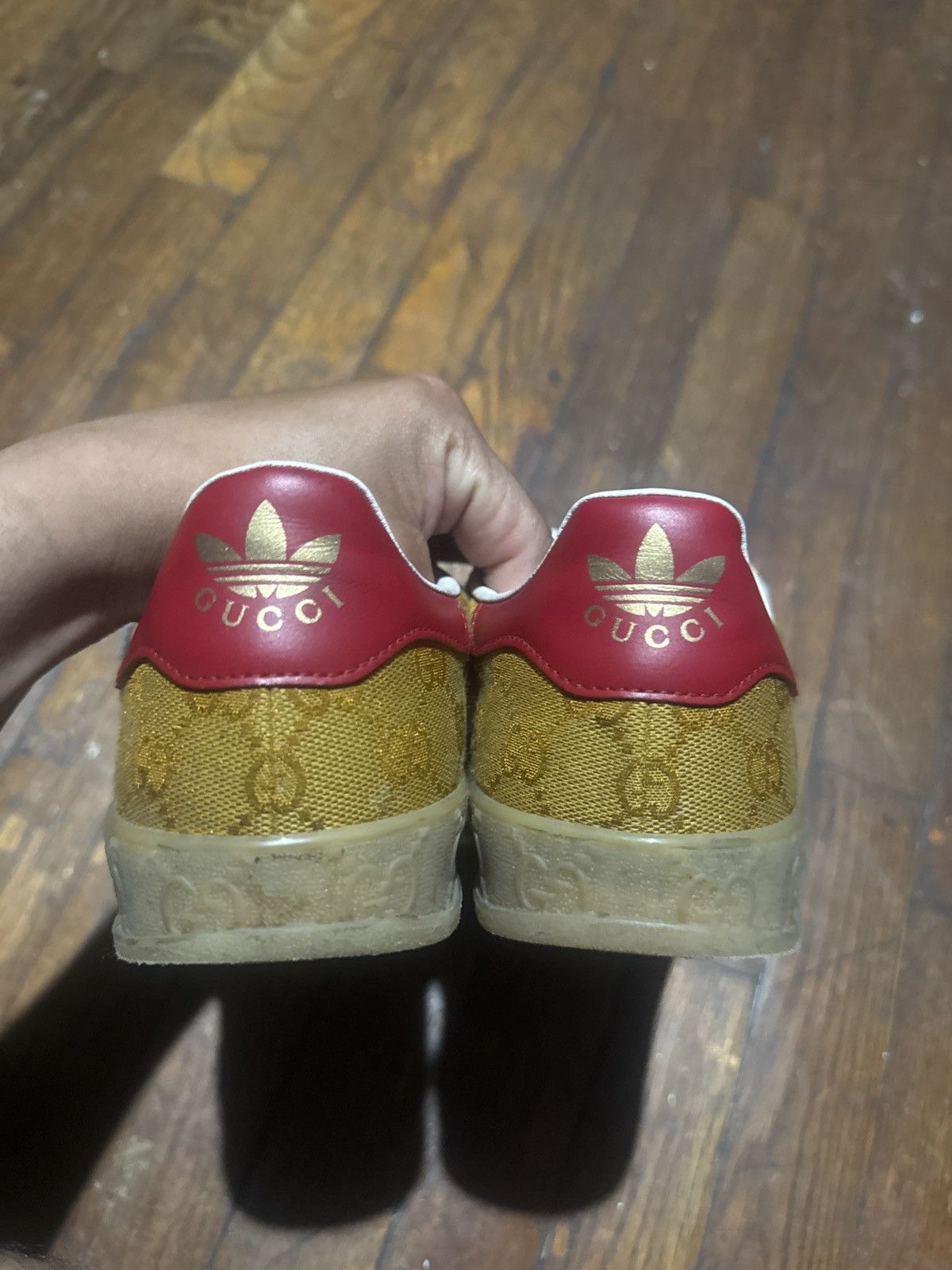 Adidas × Gucci Gucci Adidas Gazelle Size US 8 / EU 41 - 7 Thumbnail