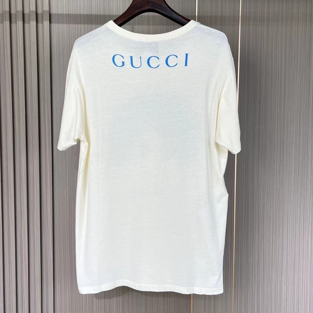 Gucci Gucci Snow mountain printed letter short sleeves 2501-Nexta Size US M / EU 48-50 / 2 - 2 Thumbnail