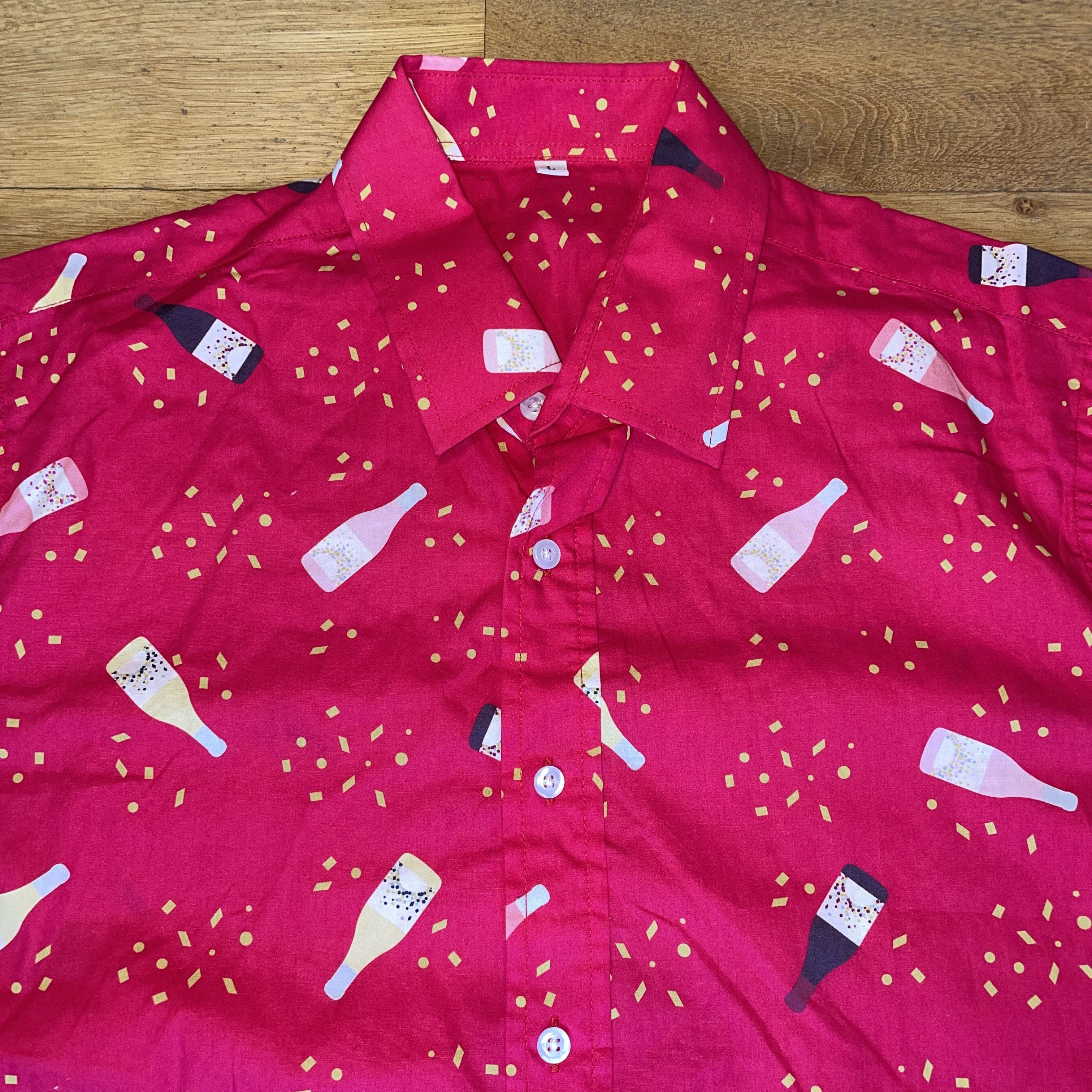 Shein Shein Men's Fashion Party Shirt Summer Size L Size US L / EU 52-54 / 3 - 3 Thumbnail