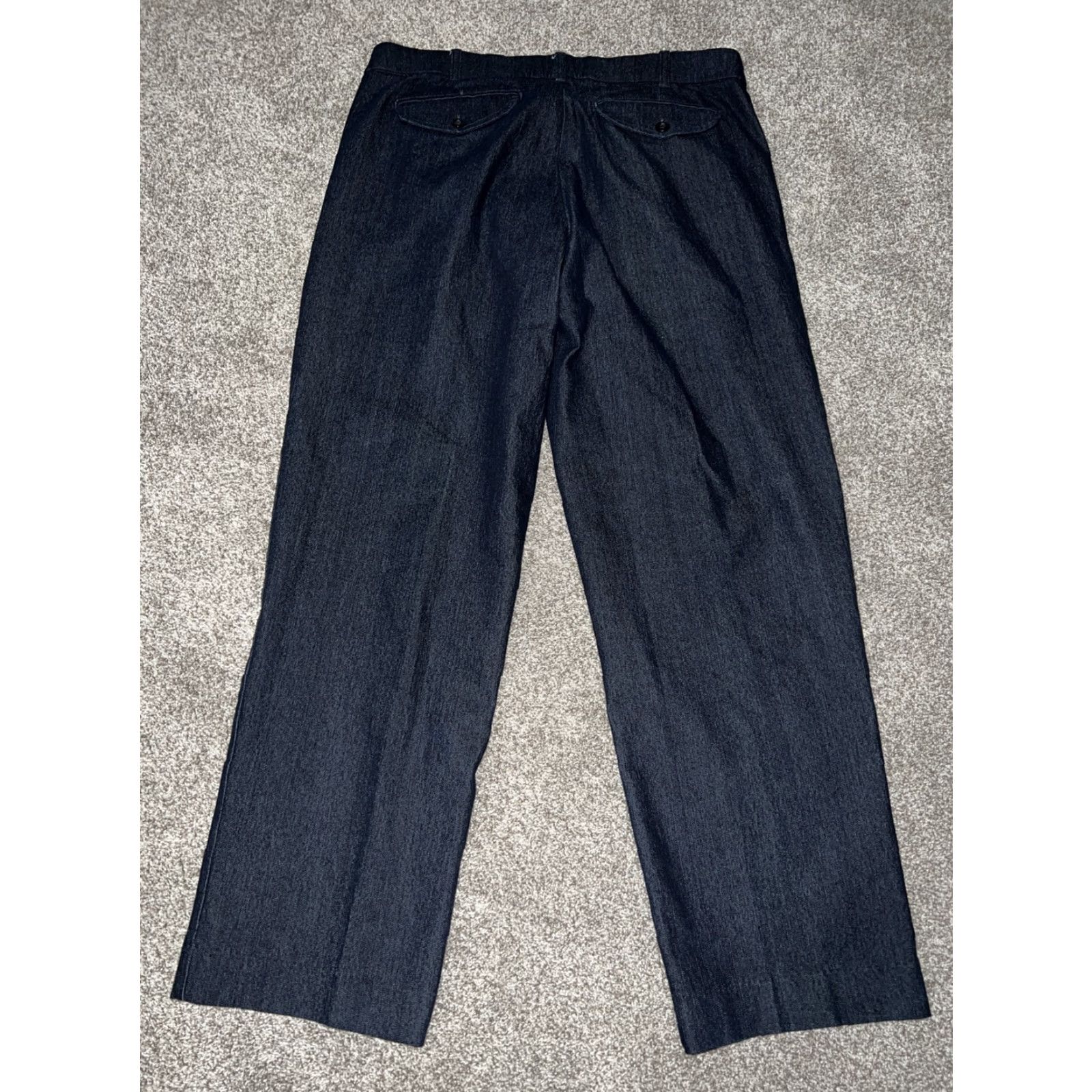 Vintage VINTAGE Sportif Jeans Men 36x30 Dark Blue Stretchy Straight Jeans 30 Inseam Mens Size US 36 / EU 52 - 4 Thumbnail