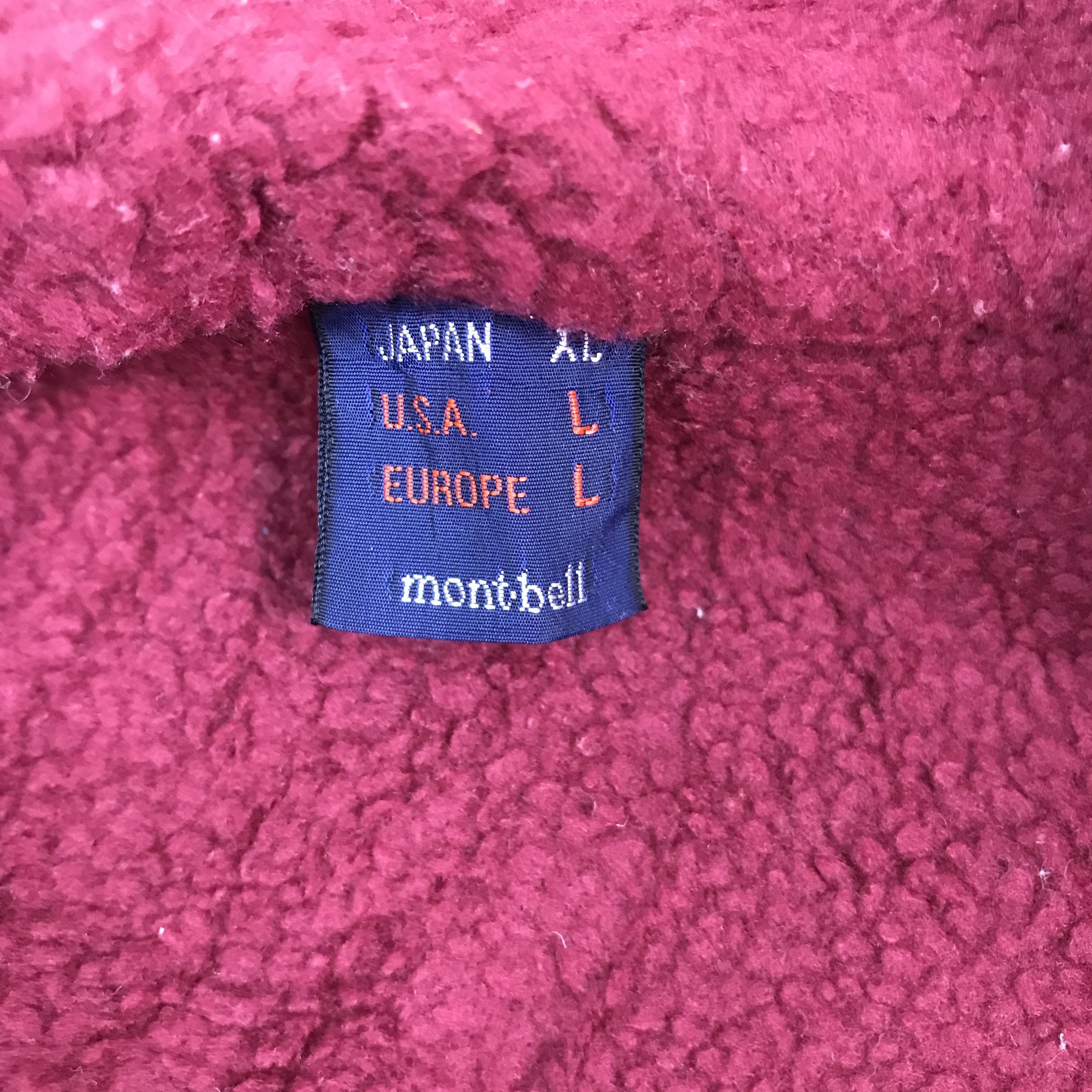 Montbell Mont bell Sherpa fleece zipper Bomber design jacket Size US L / EU 52-54 / 3 - 12 Thumbnail