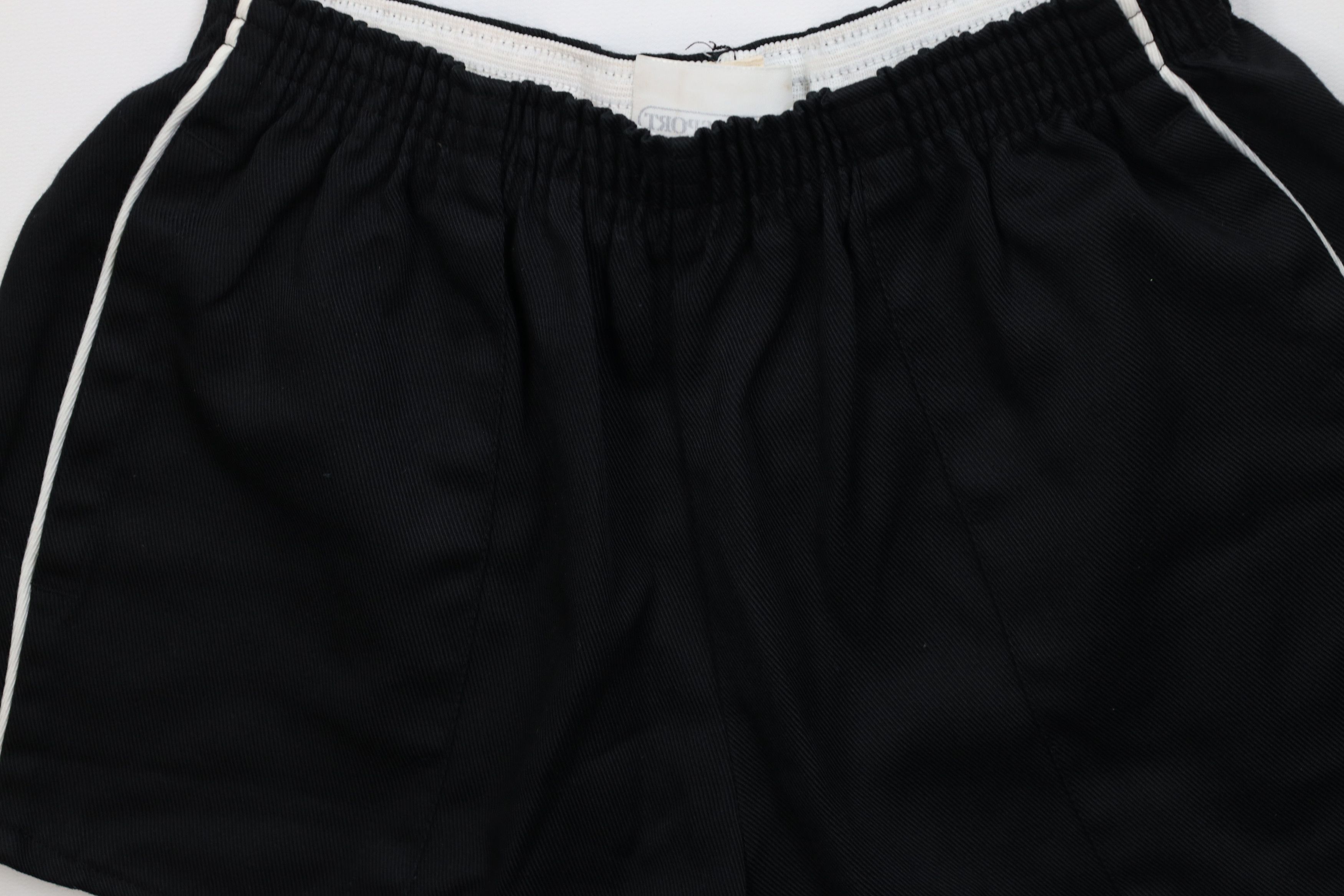 Vintage Vintage 70s Streetwear Jogging Short Shorts Black USA Size 24" / US 00 / IT 34 - 3 Thumbnail