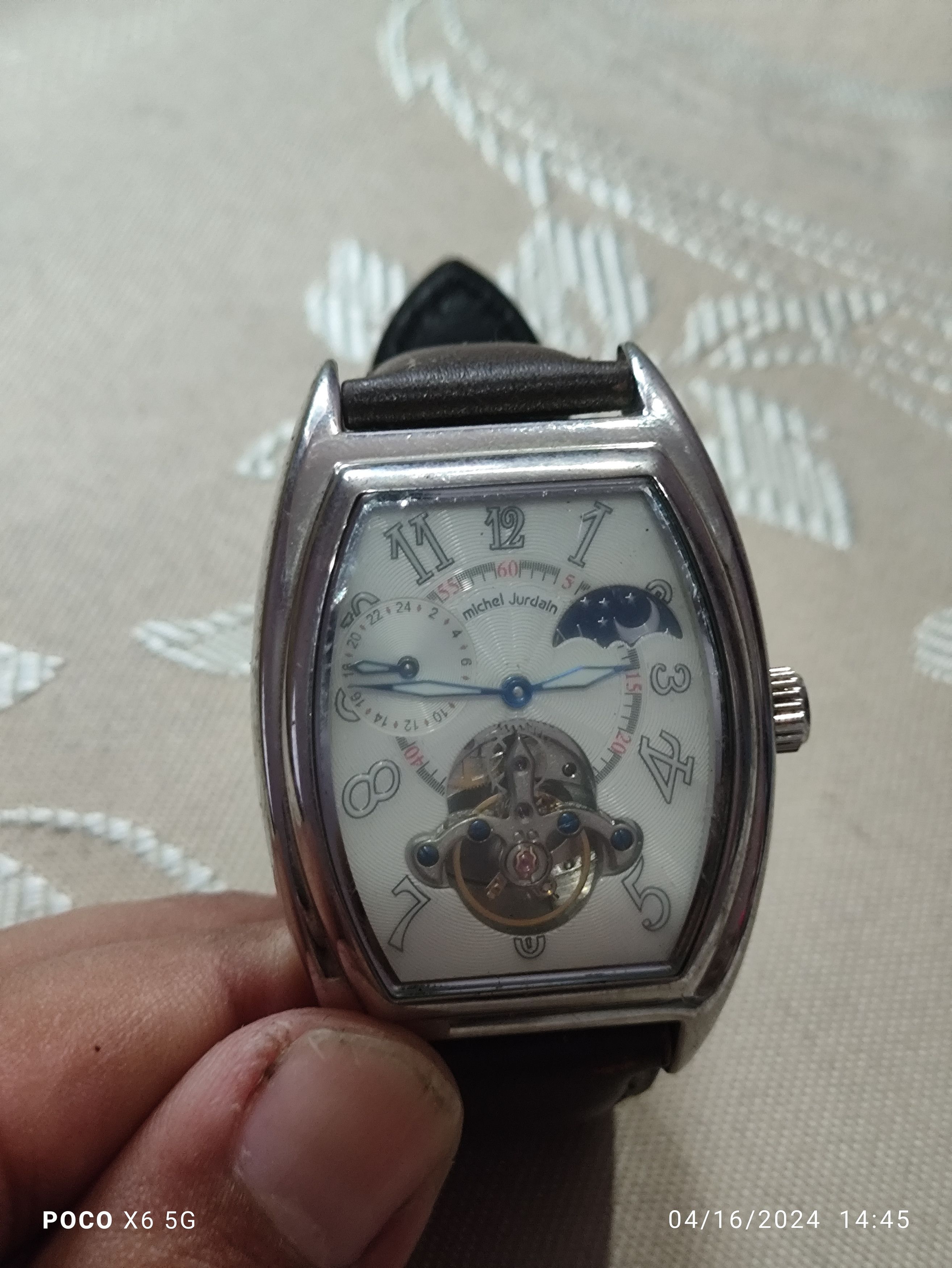 Vintage Vintage Luxury Automatic MICHEL JURDAIN "Engine Transparent" Size ONE SIZE - 5 Thumbnail