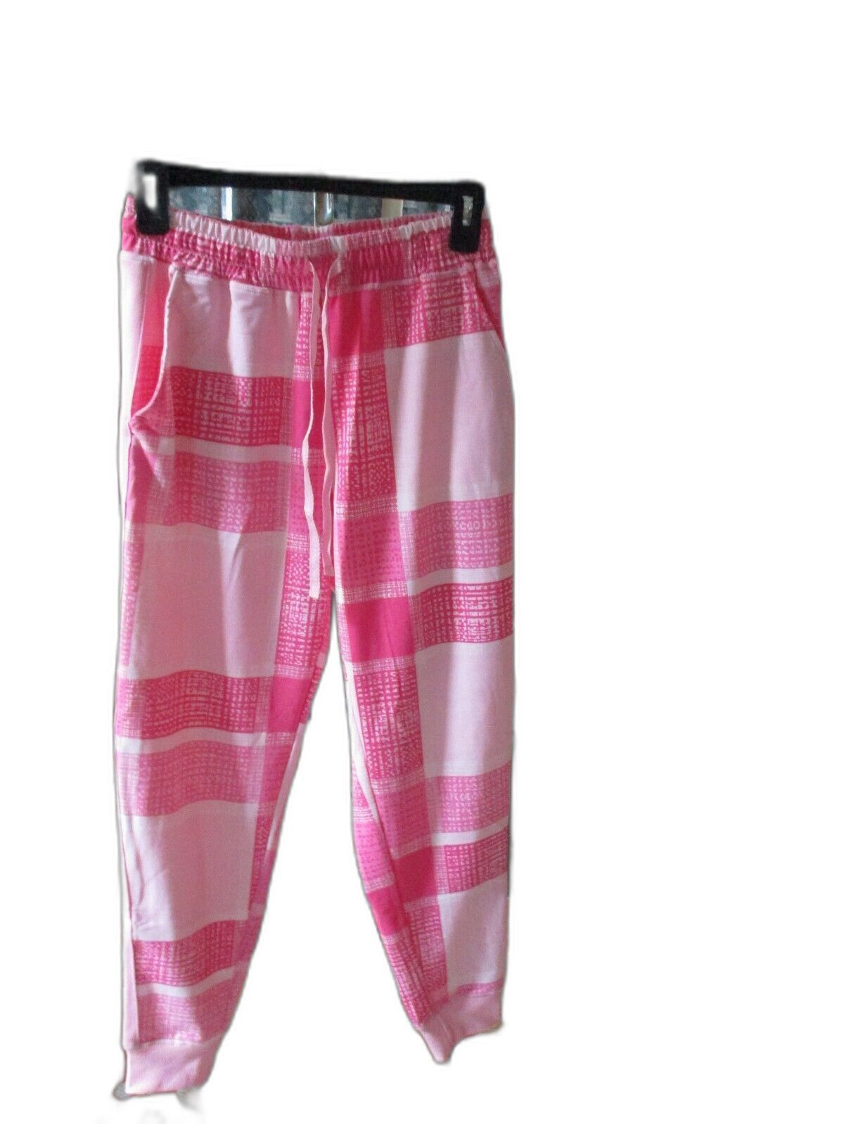 Other LuLaroe NWOT Jax Small Pink Plaid Joggers Sweatpants Size 28" / US 6 / IT 42 - 1 Thumbnail