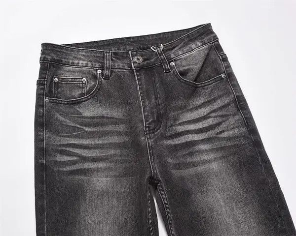 Japanese Brand American retro loose casual straight flared washed jeans Size US 32 / EU 48 - 3 Thumbnail