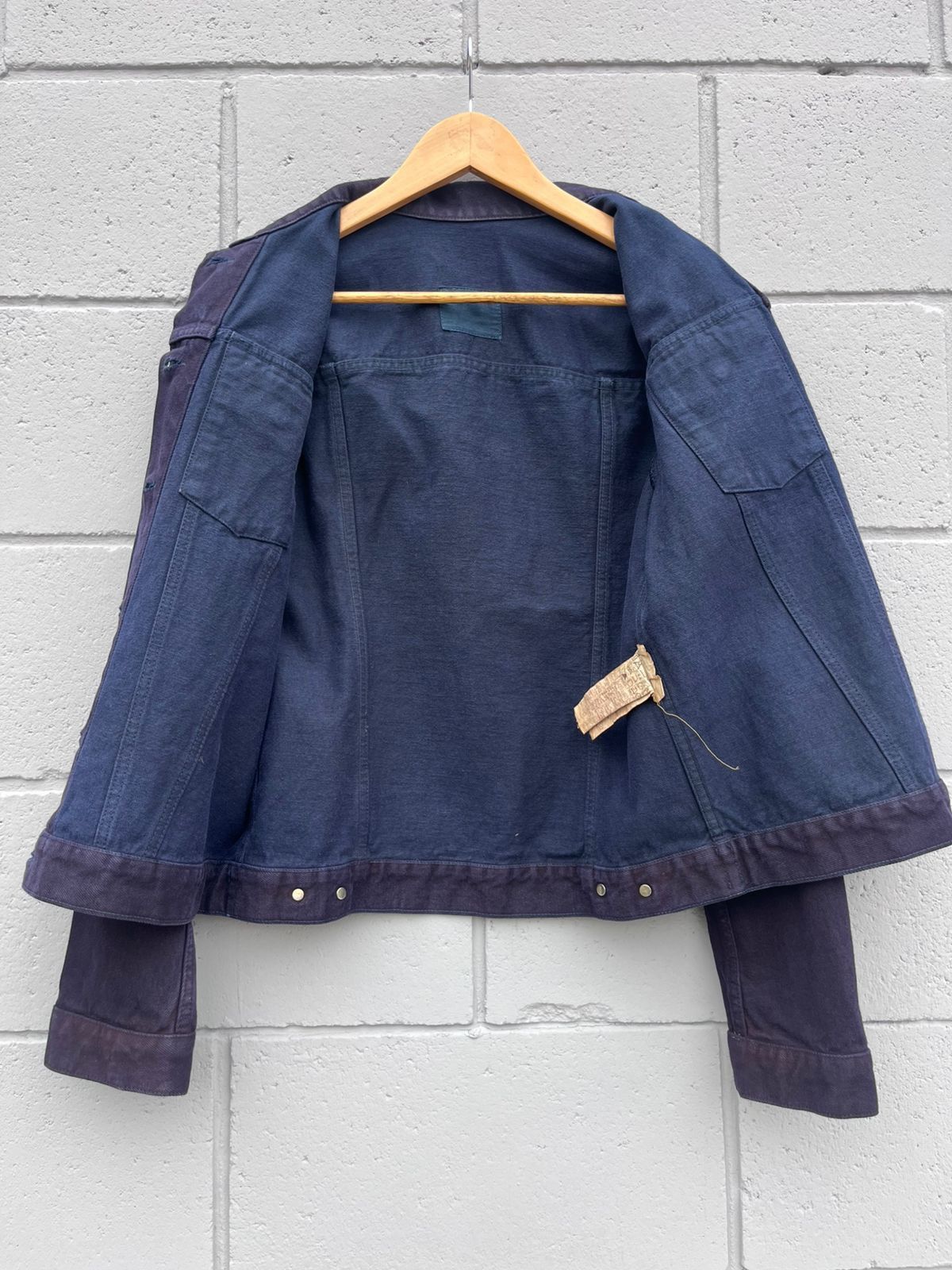 Helmut Lang Helmut Lang A/W99 Deep Purple Denim Jacket Size US XS / EU 42 / 0 - 3 Thumbnail