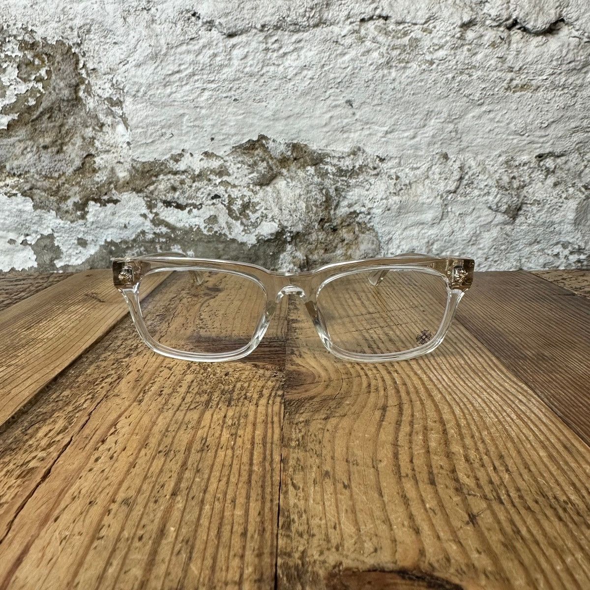 Chrome Hearts Chrome Hearts Vagilante Clear Sunglasses Size ONE SIZE - 1 Thumbnail