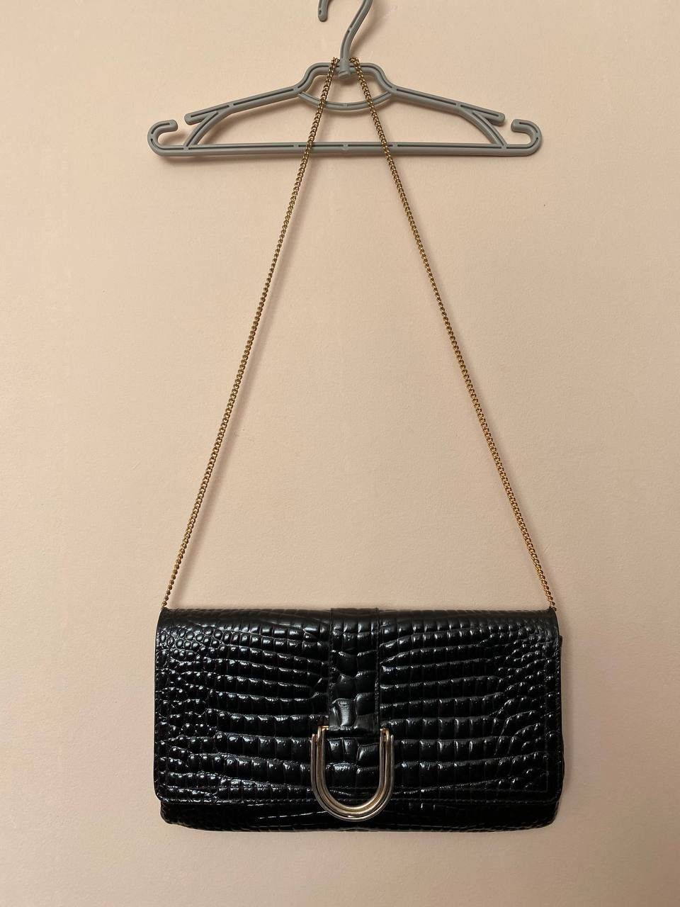 Designer × Vintage 🖤 Vintage Leather Swiss Creation Salko Maroon Gold clutch Size ONE SIZE - 1 Thumbnail